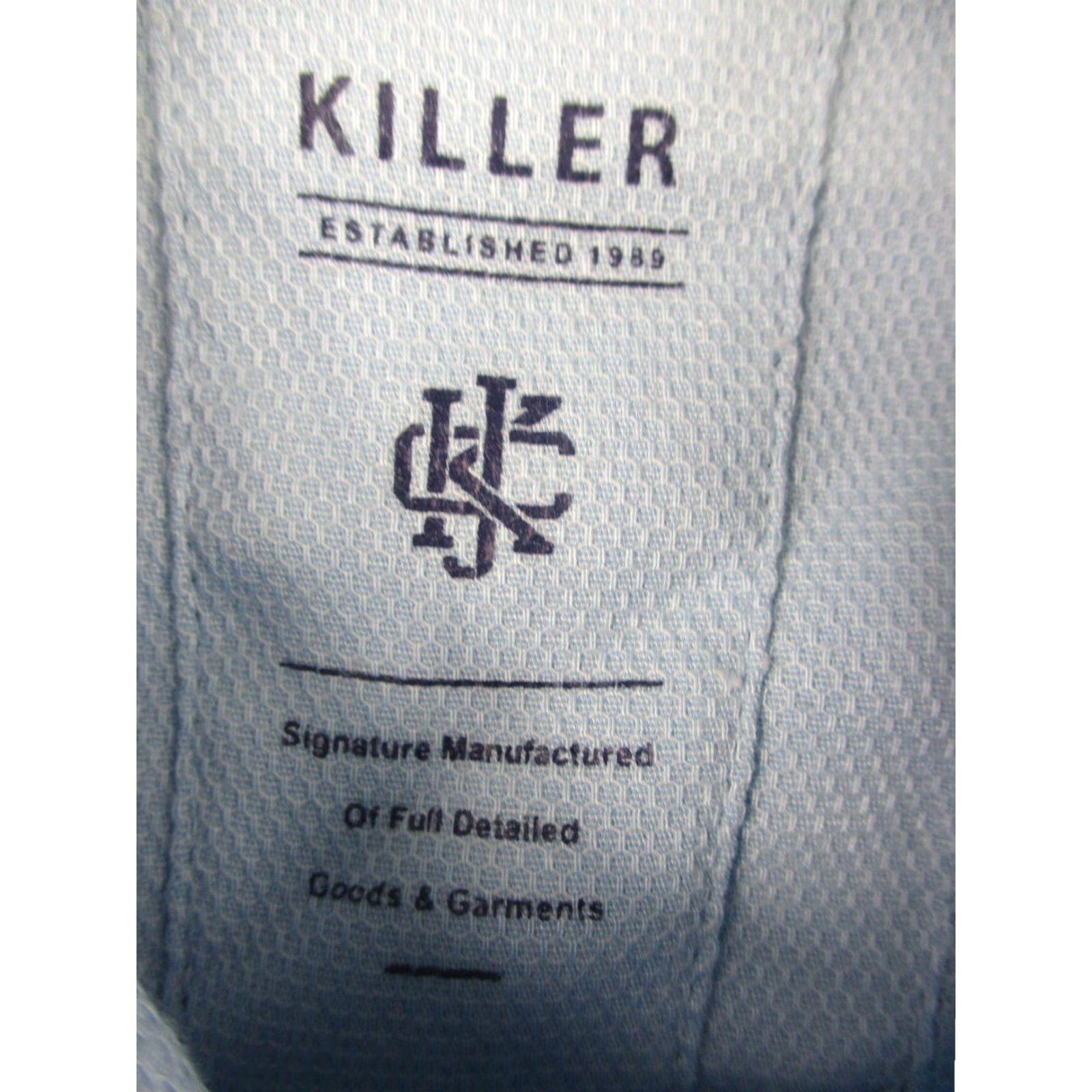 Vintage Killer Jeans Shirt Men XL Blue Button-Up Stretch Pocket Shirt Size US XL / EU 56 / 4 - 2 Thumbnail