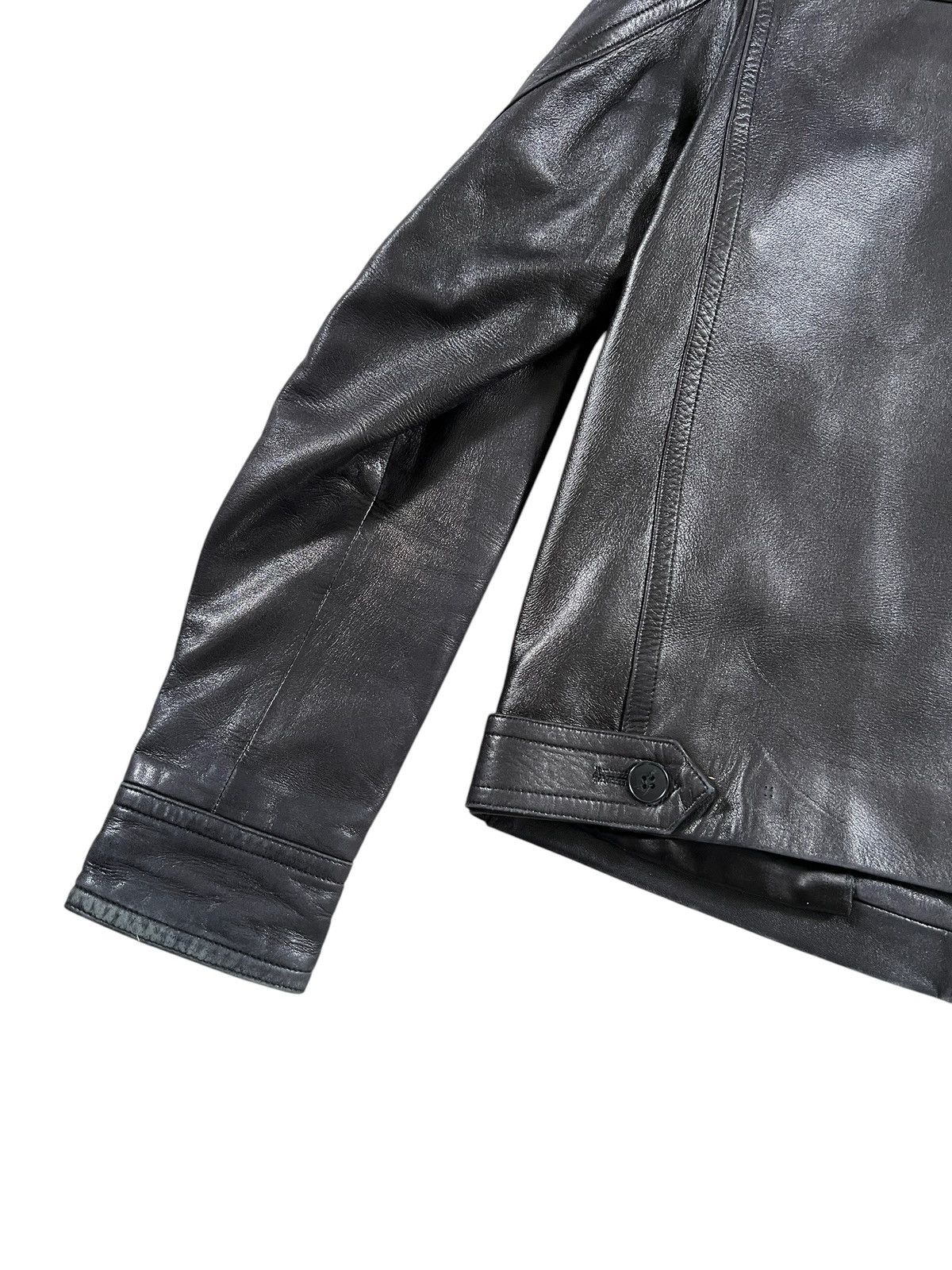 agnes b. Vintage Agnes B. Sheepskin Leather Riding Jacket Size S / US 4 / IT 40 - 8 Thumbnail