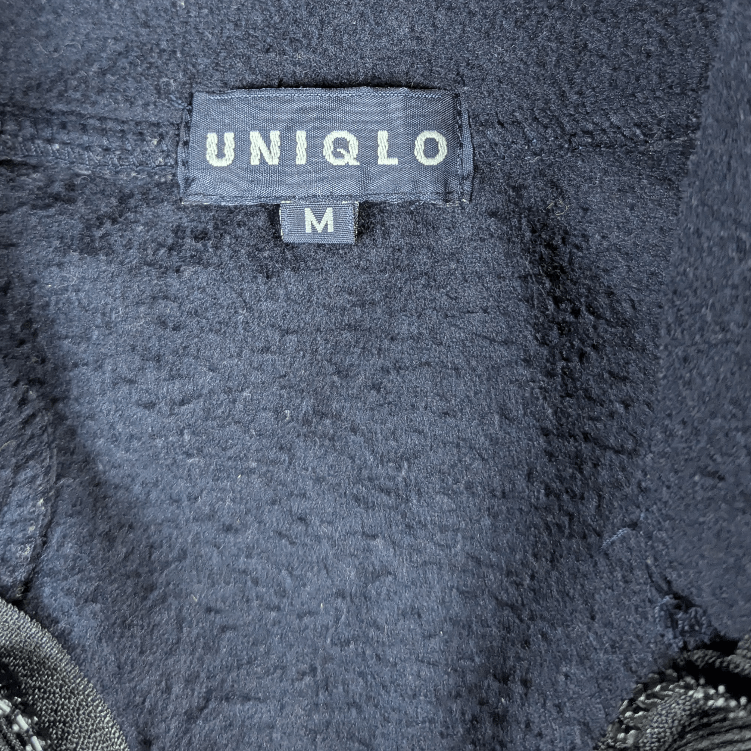 Japanese Brand 90's UNIQLO Blue Blank Plain Sherpa Fleece Sweatshirt Size US M / EU 48-50 / 2 - 10 Thumbnail