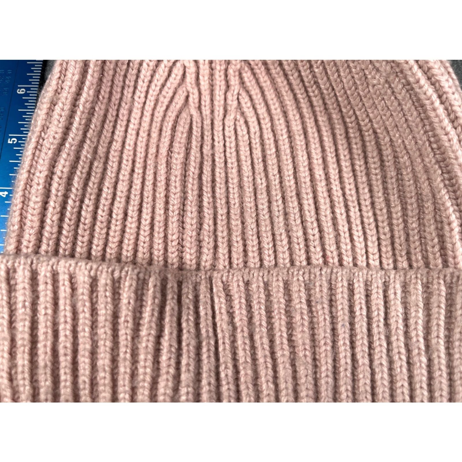 H&M H&M Beanie Women One Size Pink Knit Viscose Wool Blend Winter Ski Size ONE SIZE - 2 Thumbnail
