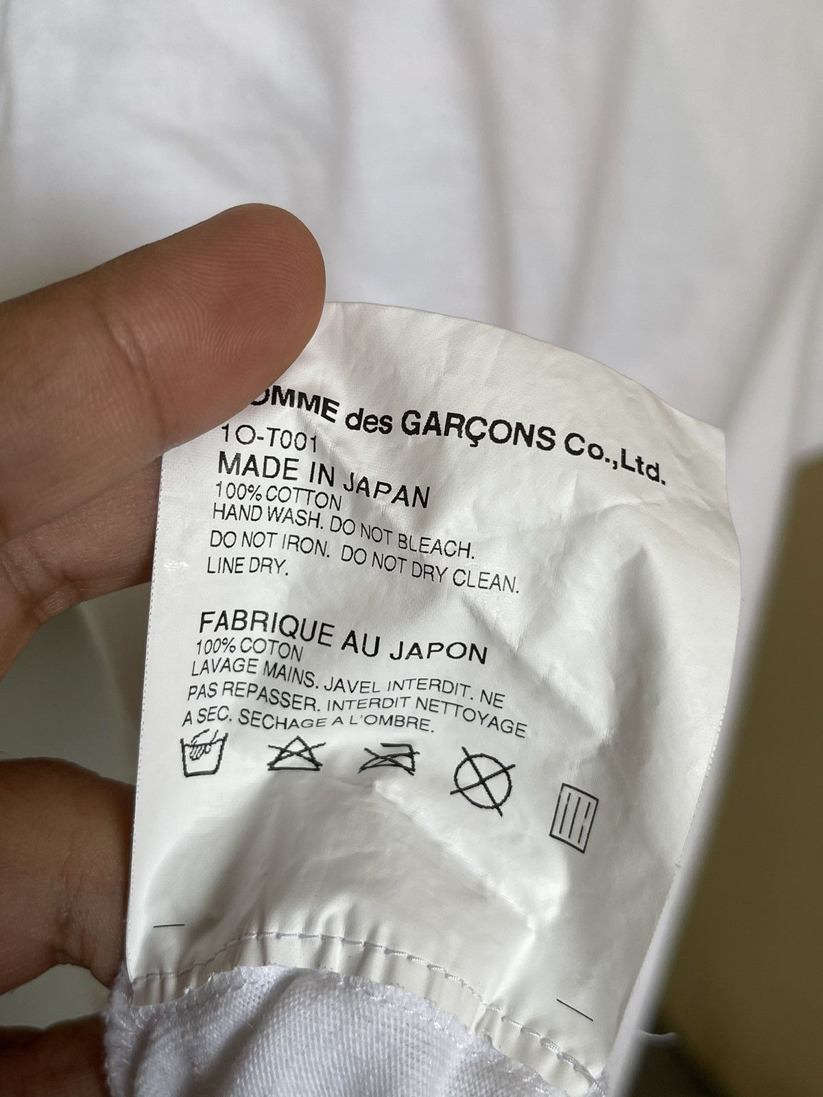 Comme des Garcons Black AW15 Comme Des Garcons Black Kiss Tee Size XS / US 0-2 / IT 36-38 - 7 Thumbnail