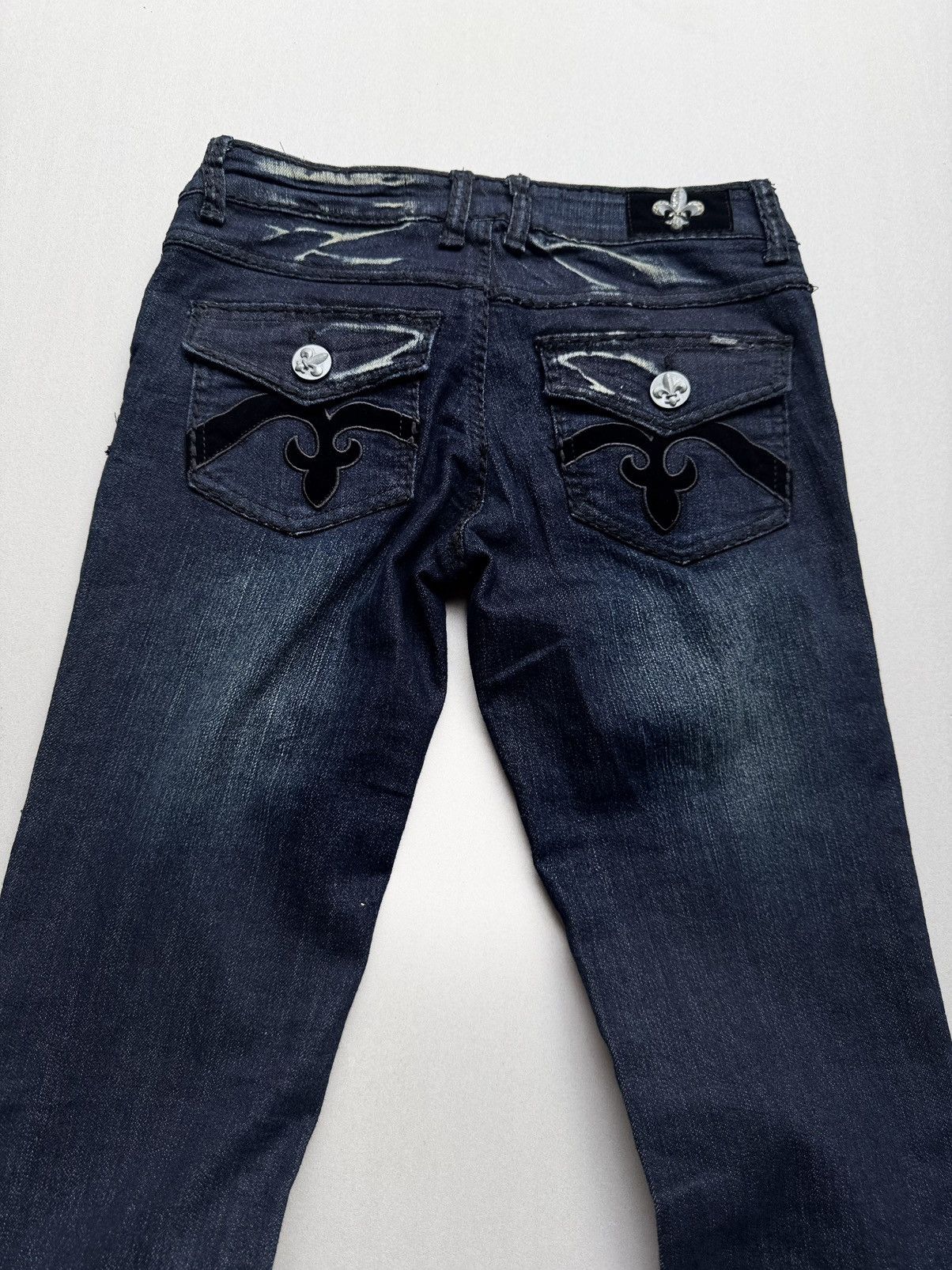 Japanese Brand Laguna beach lace-up flare jeans Size US 26 / EU 42 - 6 Thumbnail