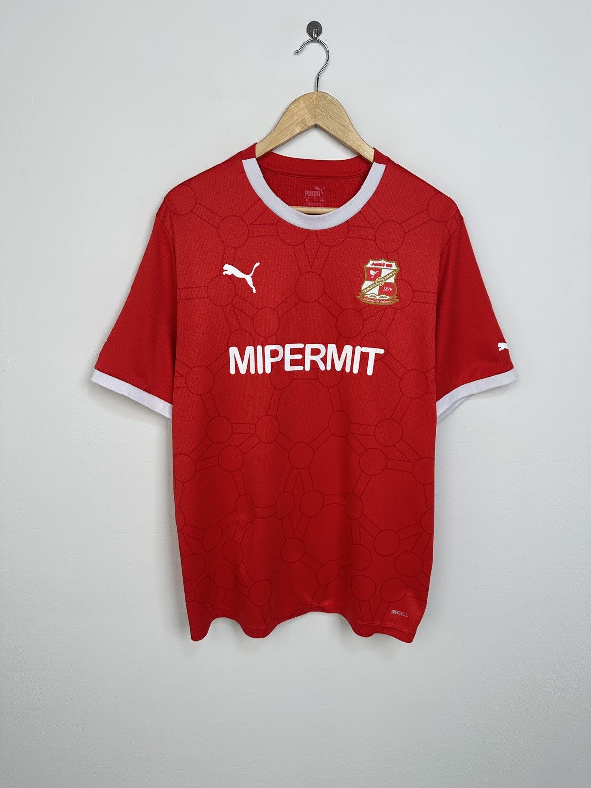 Puma SWINDON TOWN 23/24 PUMA Home Football Shirt Soccer Jersey XL Size US XL / EU 56 / 4 - 1 Thumbnail