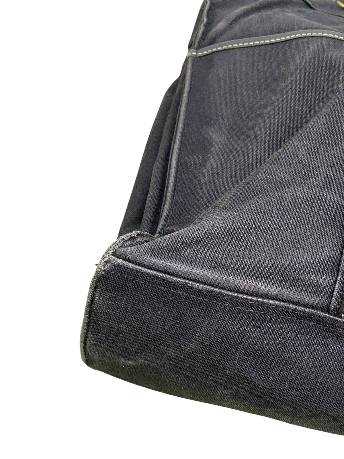 Genuine Leather Leather Cotton Duck Kinoshohampu Japan Faded Tote Bag 1🟩6 Size ONE SIZE - 5 Thumbnail