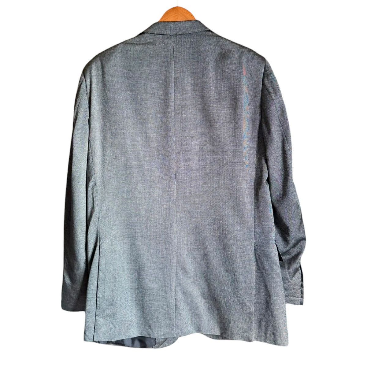 Ermenegildo Zegna Ermenegildo Zegna Silk Wool Birdseye Blazer 50R Size 50R - 9 Thumbnail
