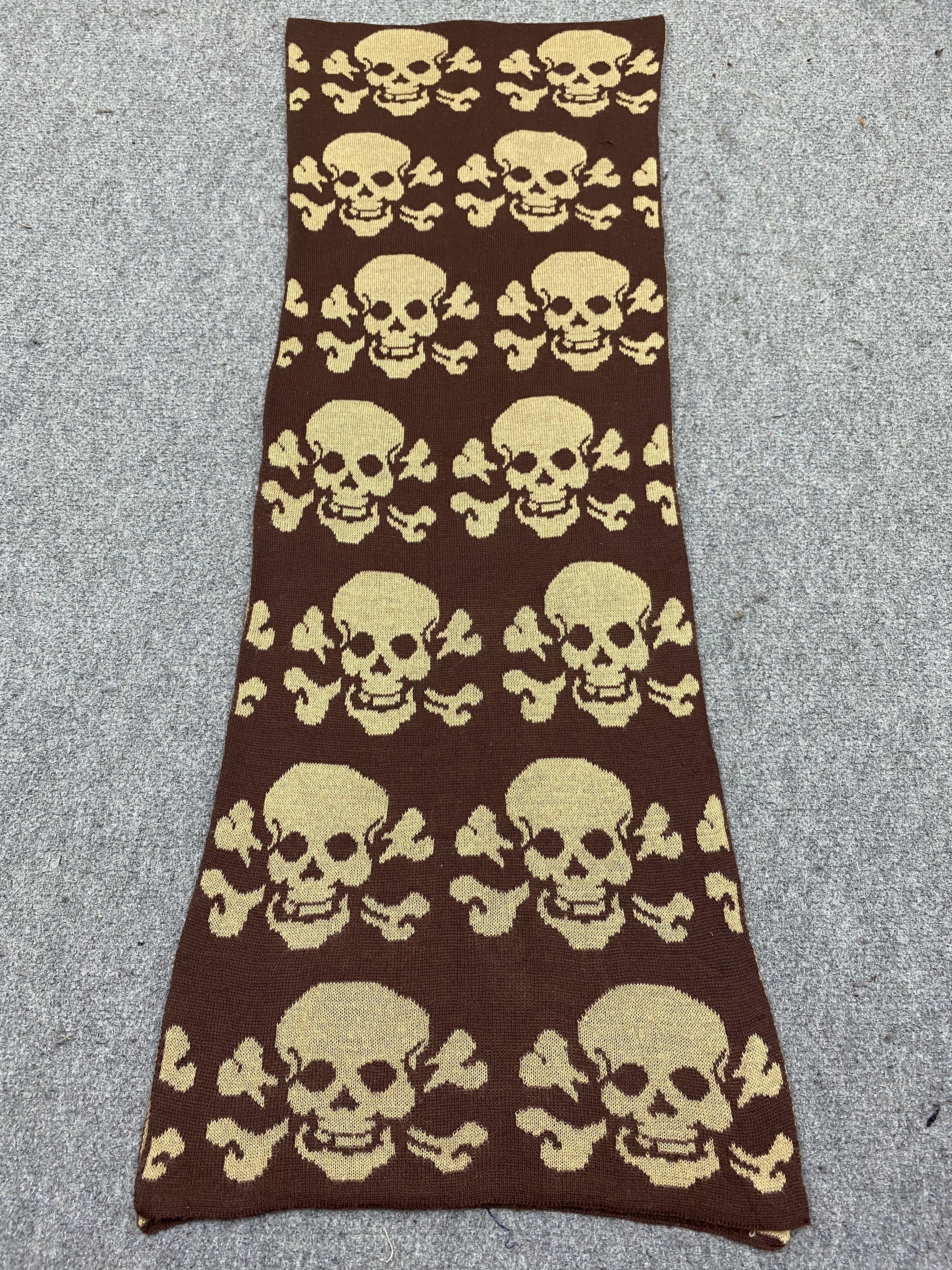 Japanese Brand Japanese Brand Skulls Wool Scarf Muffler SC0324 Size ONE SIZE - 2 Thumbnail