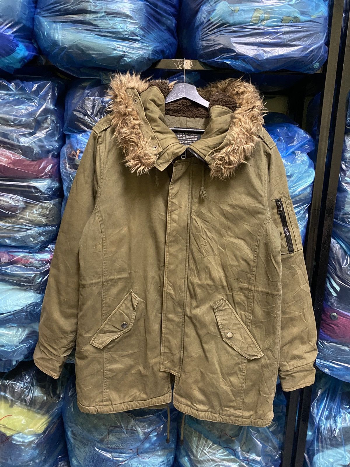Vintage VINTAGE Y2K CREBAR GARMENT UNION MADE FISHTAIL PARKA Size US L / EU 52-54 / 3 - 1 Thumbnail