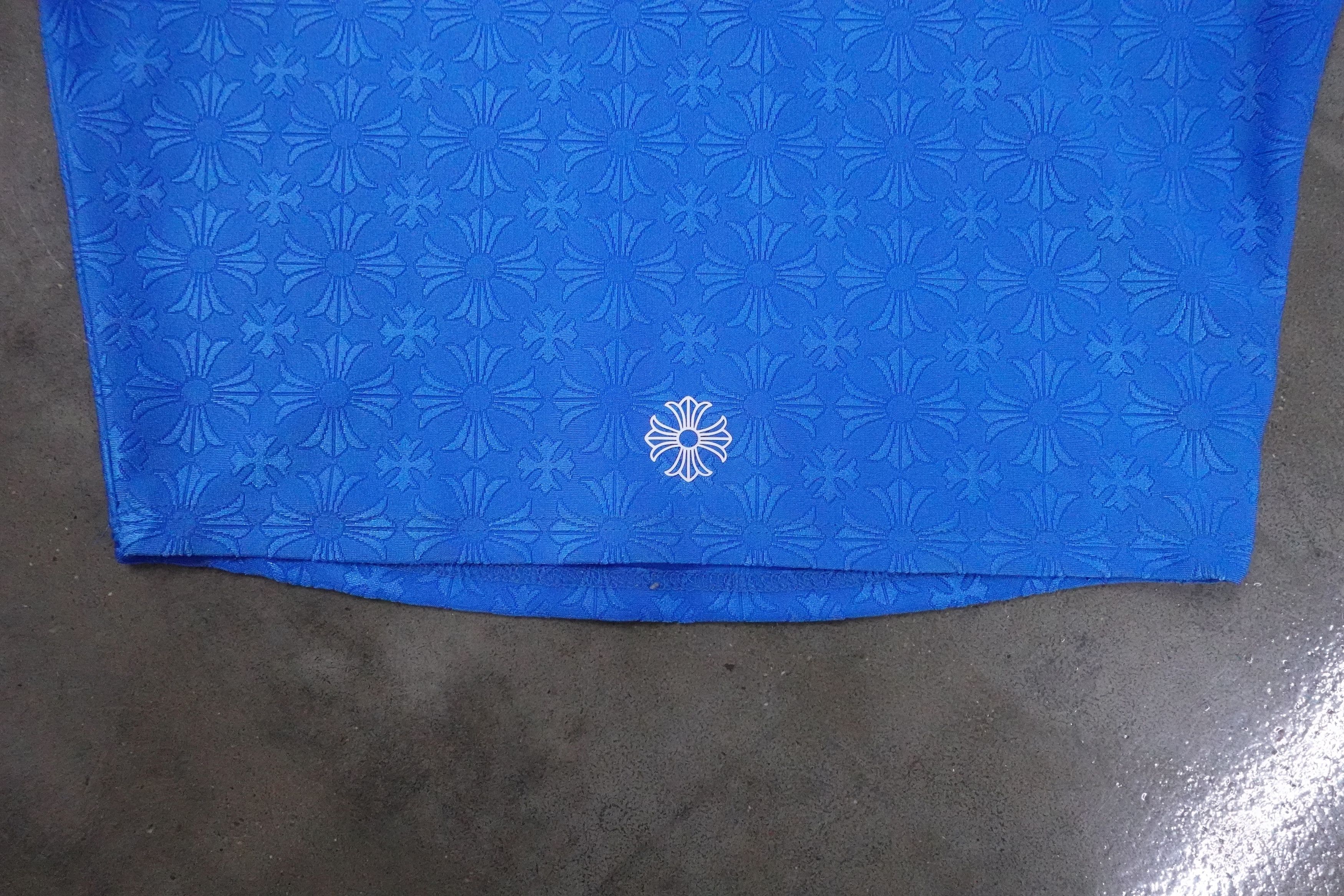 Chrome Hearts CHROME HEARTS MONOGRAM POLO CROP TOP BLUE Size S / US 4 / IT 40 - 5 Thumbnail