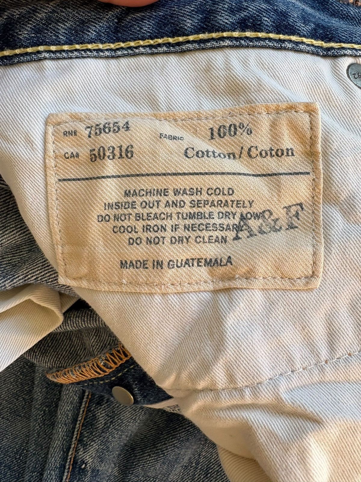 Abercrombie & Fitch Vintage Abercrombie Mud Wash Distressed Bootcut Flare Jeans Size US 34 / EU 50 - 9 Thumbnail