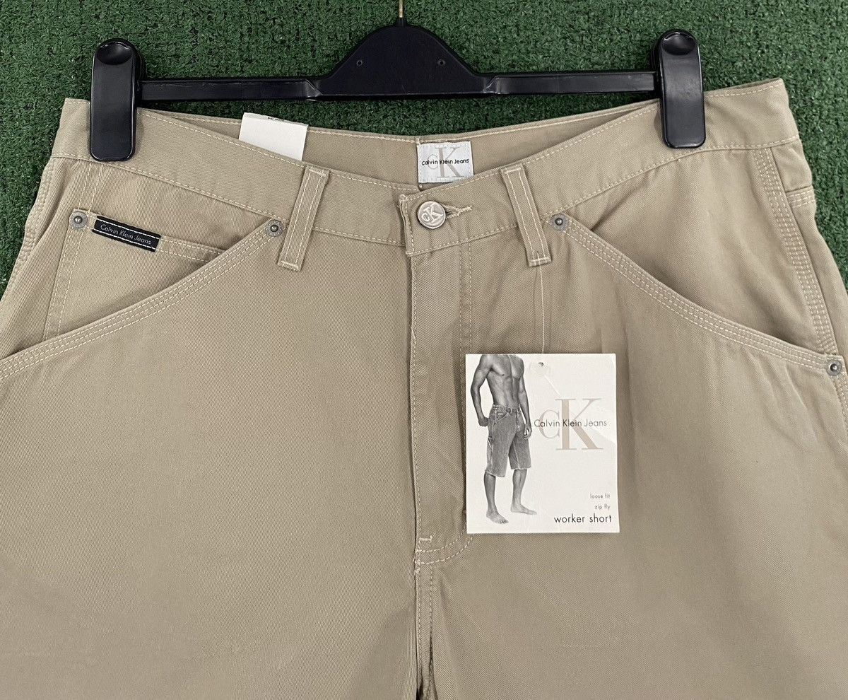 Calvin Klein New Vintage 90’s Calvin Klein Loose Fit Worker Shorts Men’s Size US 34 / EU 50 - 2 Thumbnail