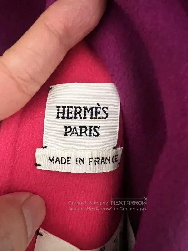 Hermes Hermes Double-Sided Cashmere Cloak Coat Jacket Size XXS / US 00 / IT 34 - 3 Thumbnail