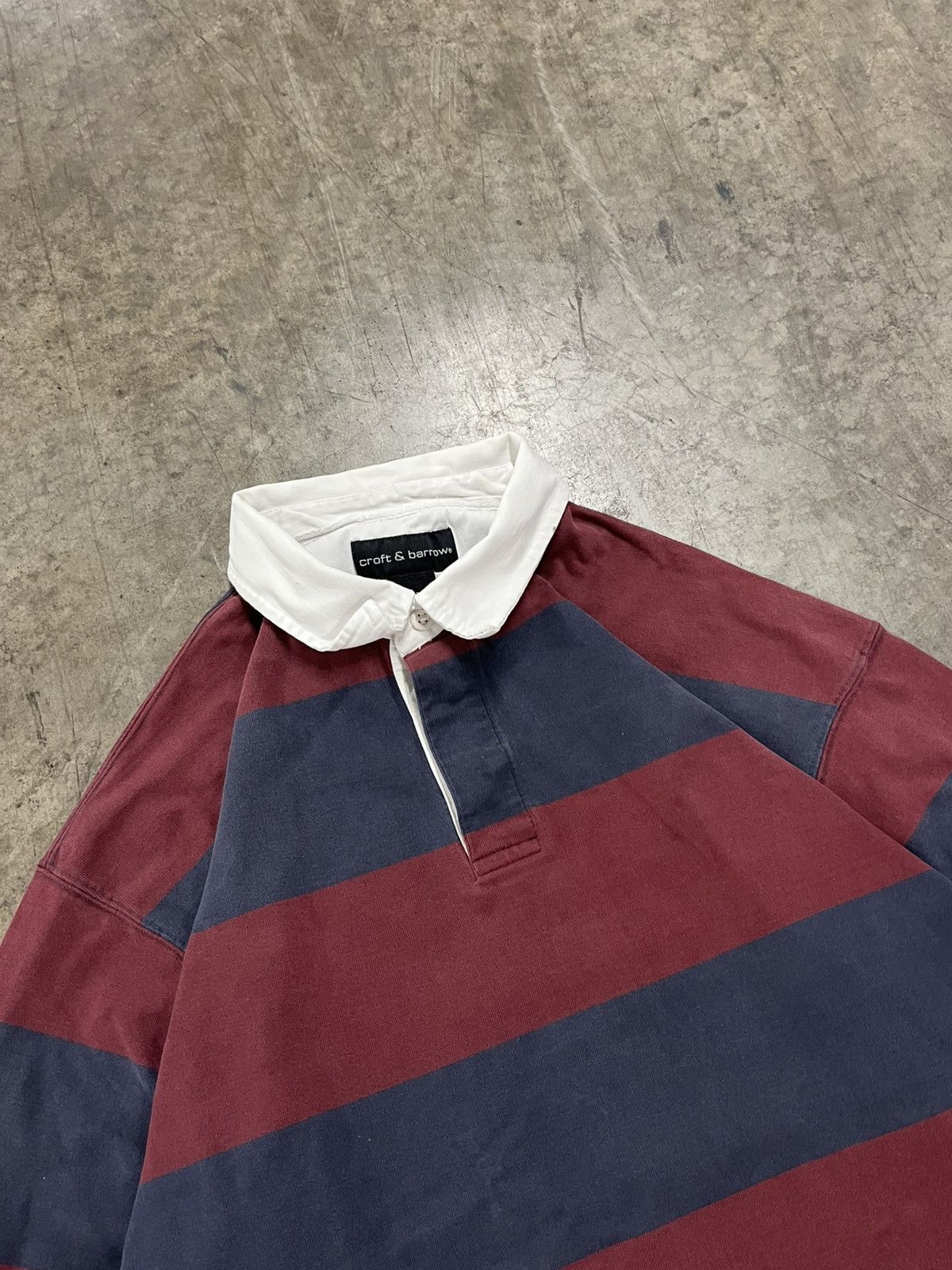 Croft & Barrow × Vintage Vintage rugby stripped polo preppy streetwear Size US XL / EU 56 / 4 - 5 Thumbnail