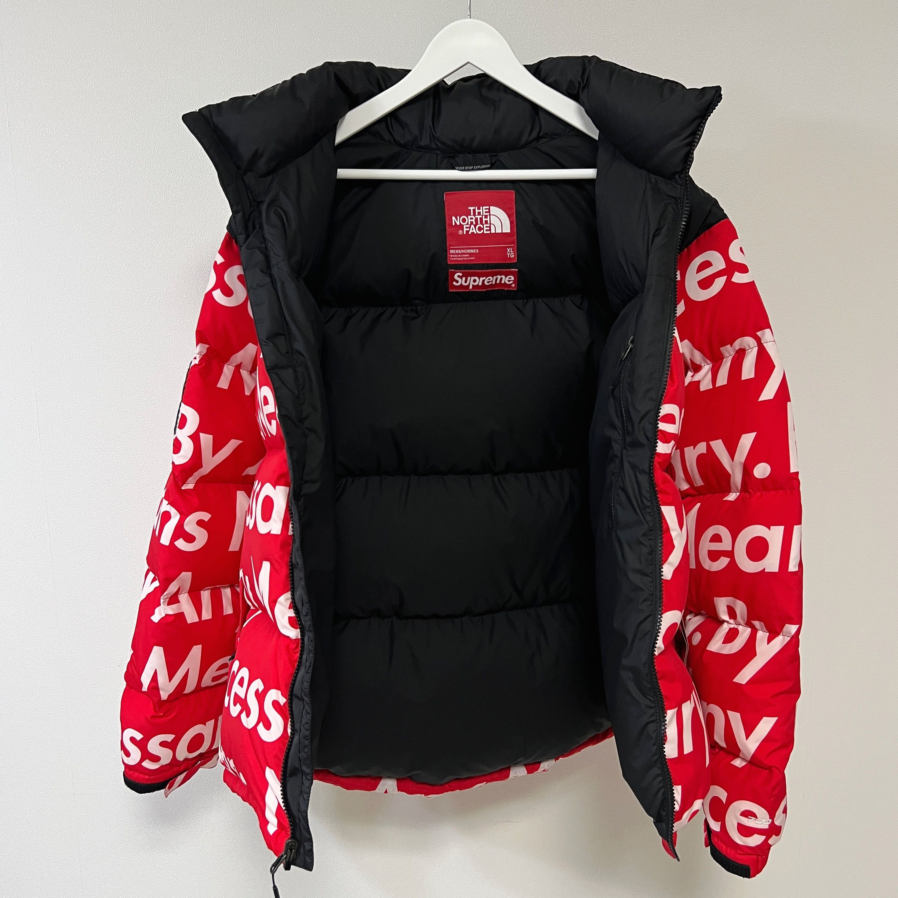 Supreme × The North Face Supreme The North Face FW15 "By Any Means Necessary" Nuptse Size US XL / EU 56 / 4 - 3 Thumbnail