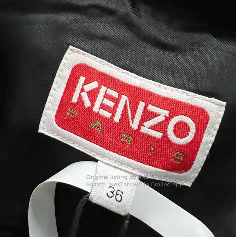 Kenzo Kenzo Black Cotton Women's Jacket for Spring Autumn . Size M / US 6-8 / IT 42-44 - 3 Thumbnail