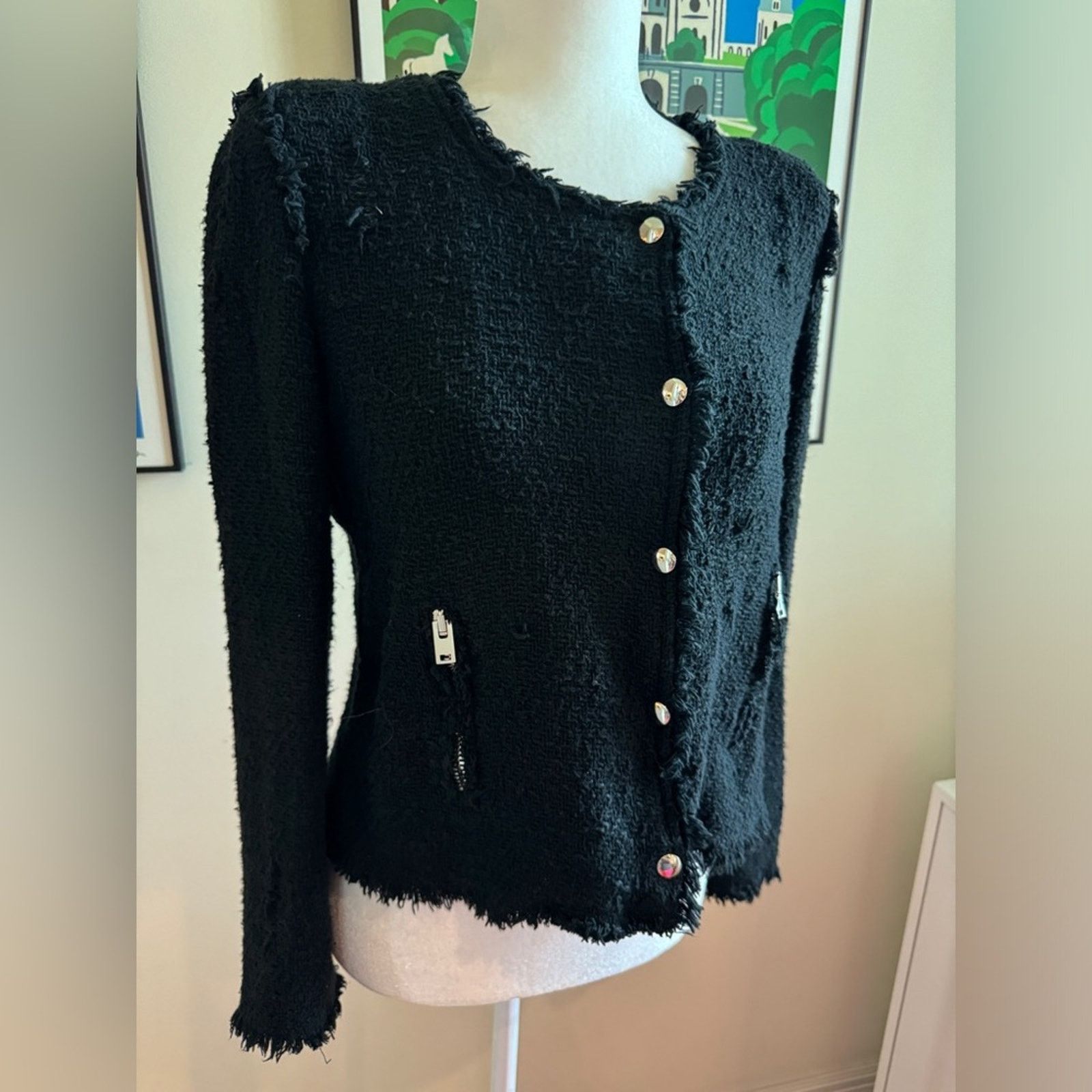 Iro IRO Agnette Tweed Jacket - Size 36 (US 4/6) Size S / US 4 / IT 40 - 7 Thumbnail