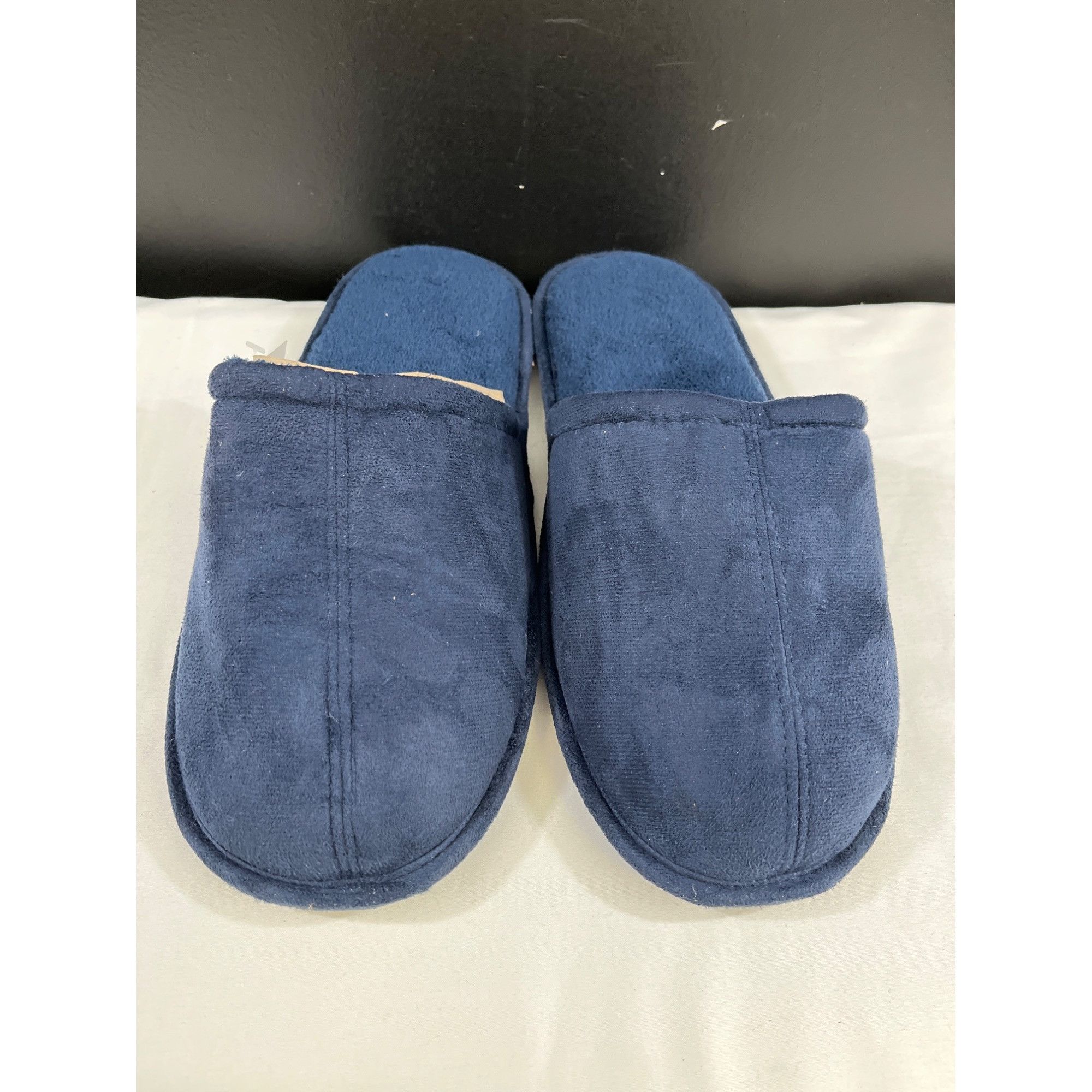 Other Goldtoe Premier Memory Foam Men's Navy Blue Slippers Size L Size US 10.5 / EU 43-44 - 2 Thumbnail