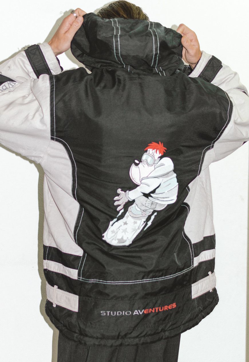 Vintage Collectible Rare Embroidered Droopy Tex Avery Jacket Size US L / EU 52-54 / 3 - 3 Thumbnail