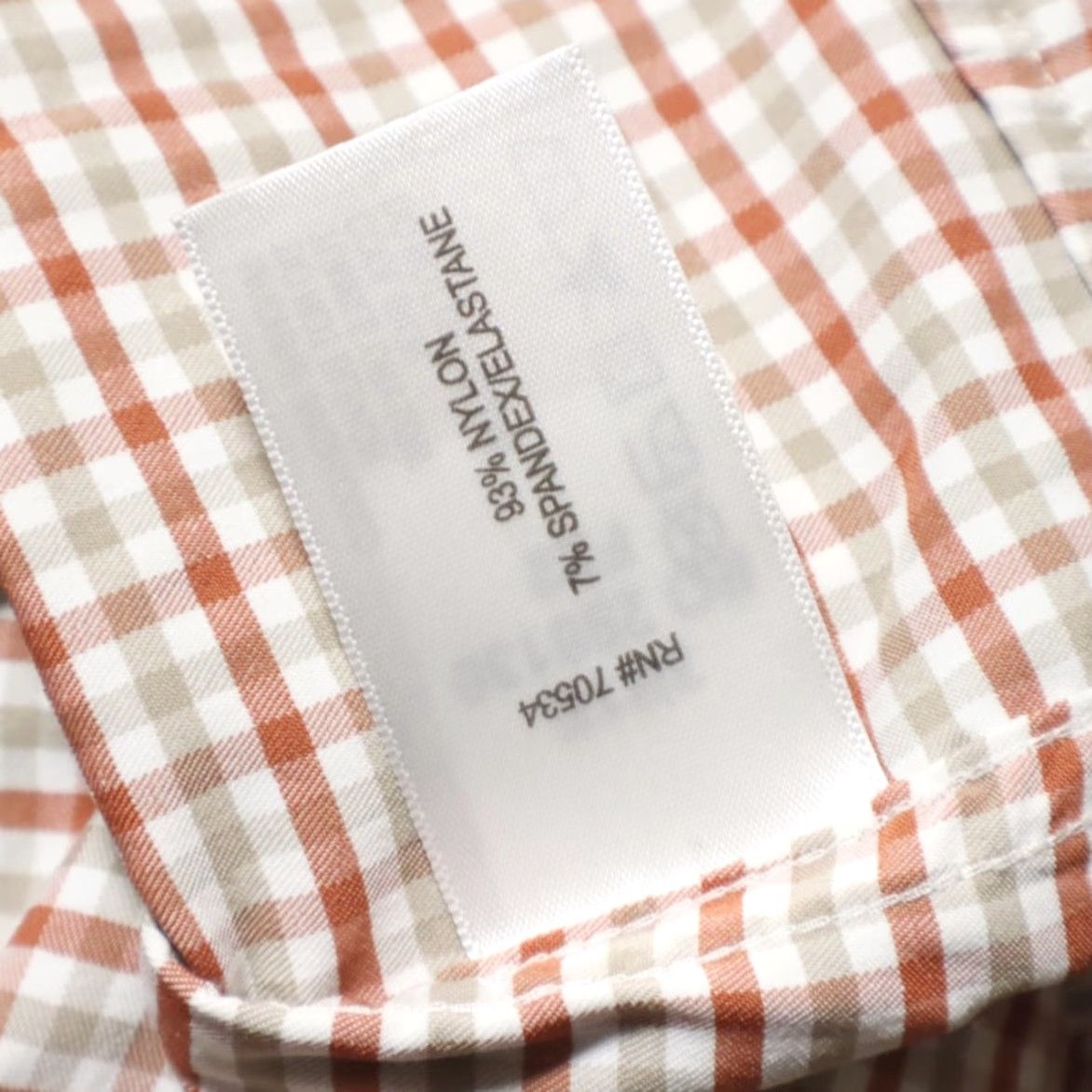 Orvis Orvis Active Fit Nylon Gingham Button Down Shirt White Men XL Size US XL / EU 56 / 4 - 7 Thumbnail