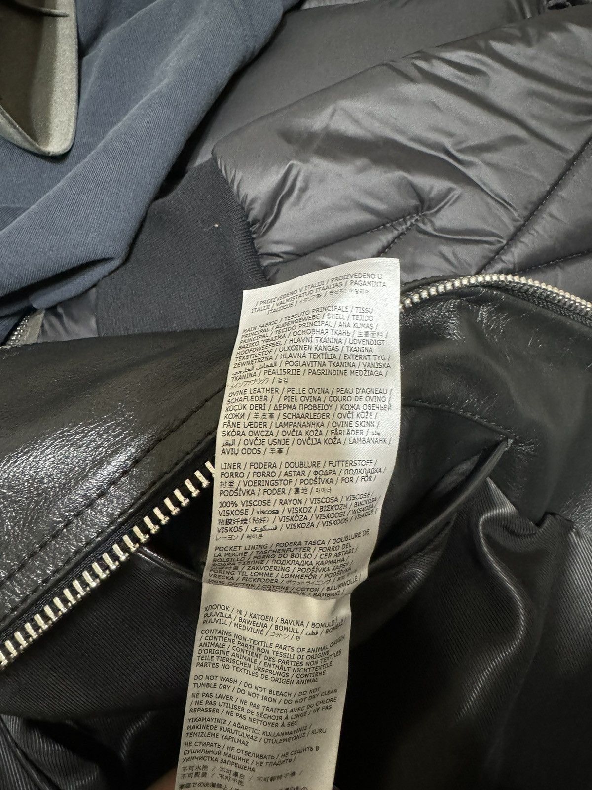 Maison Margiela Maison Margiela 5 Zip Leather Jacket Size US M / EU 48-50 / 2 - 10 Thumbnail