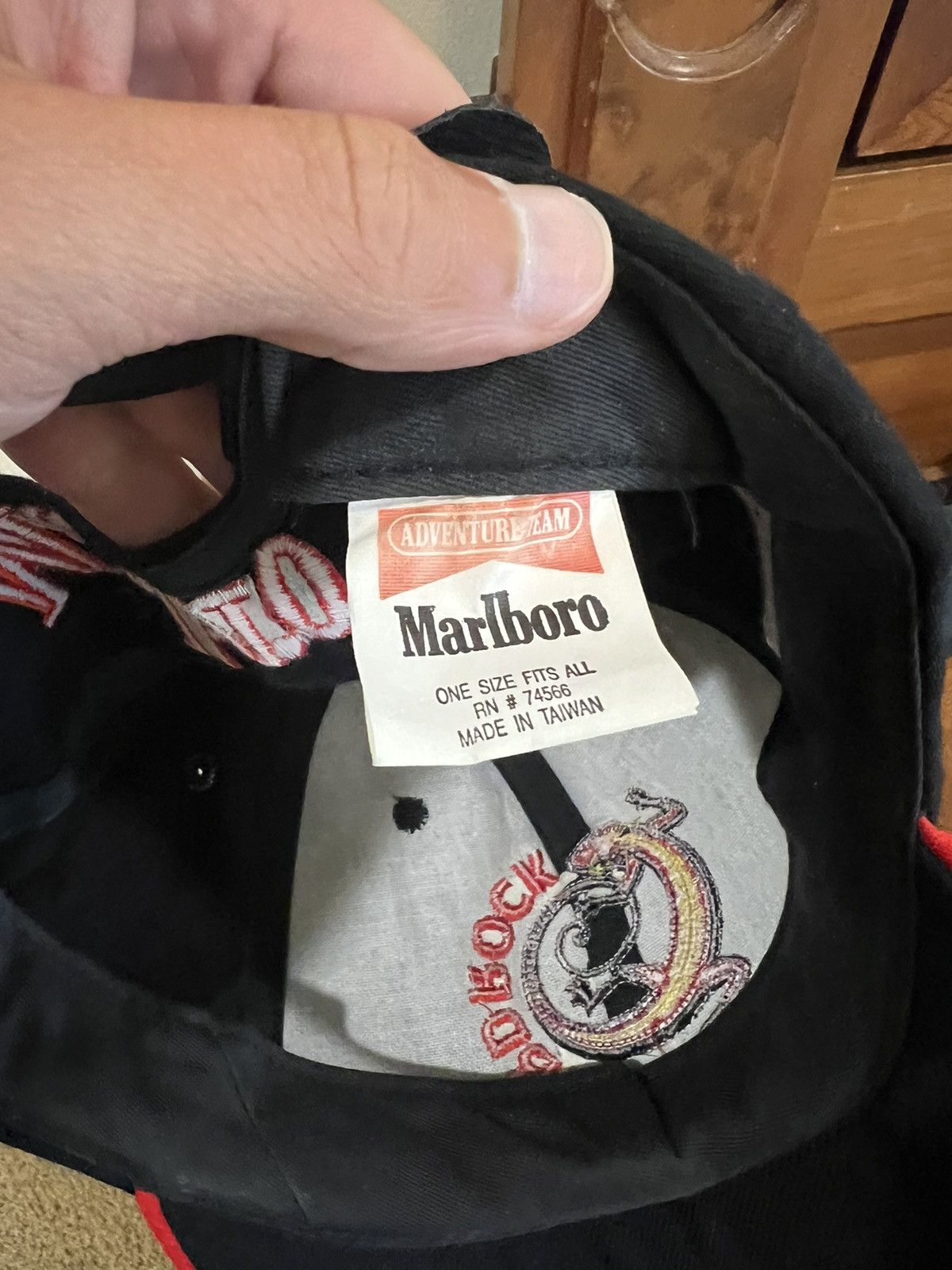Marlboro × Marlboro Adventure Team × Vintage Vintage 90s Marlboro Strapback Size ONE SIZE - 4 Thumbnail