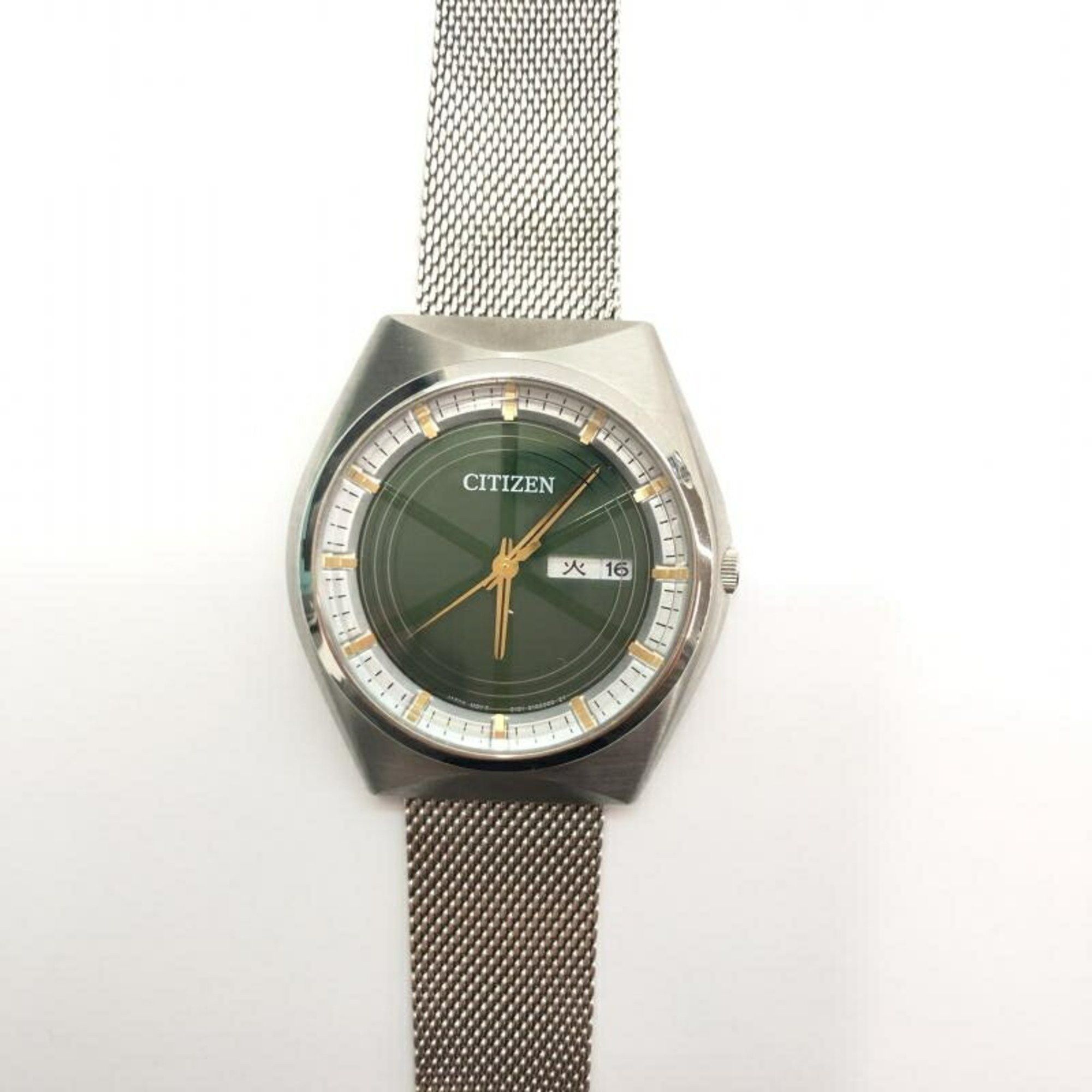 image of Citizen Eco-Drive Watch E101-S117437 Green Solar Citizen in Blue, Women's