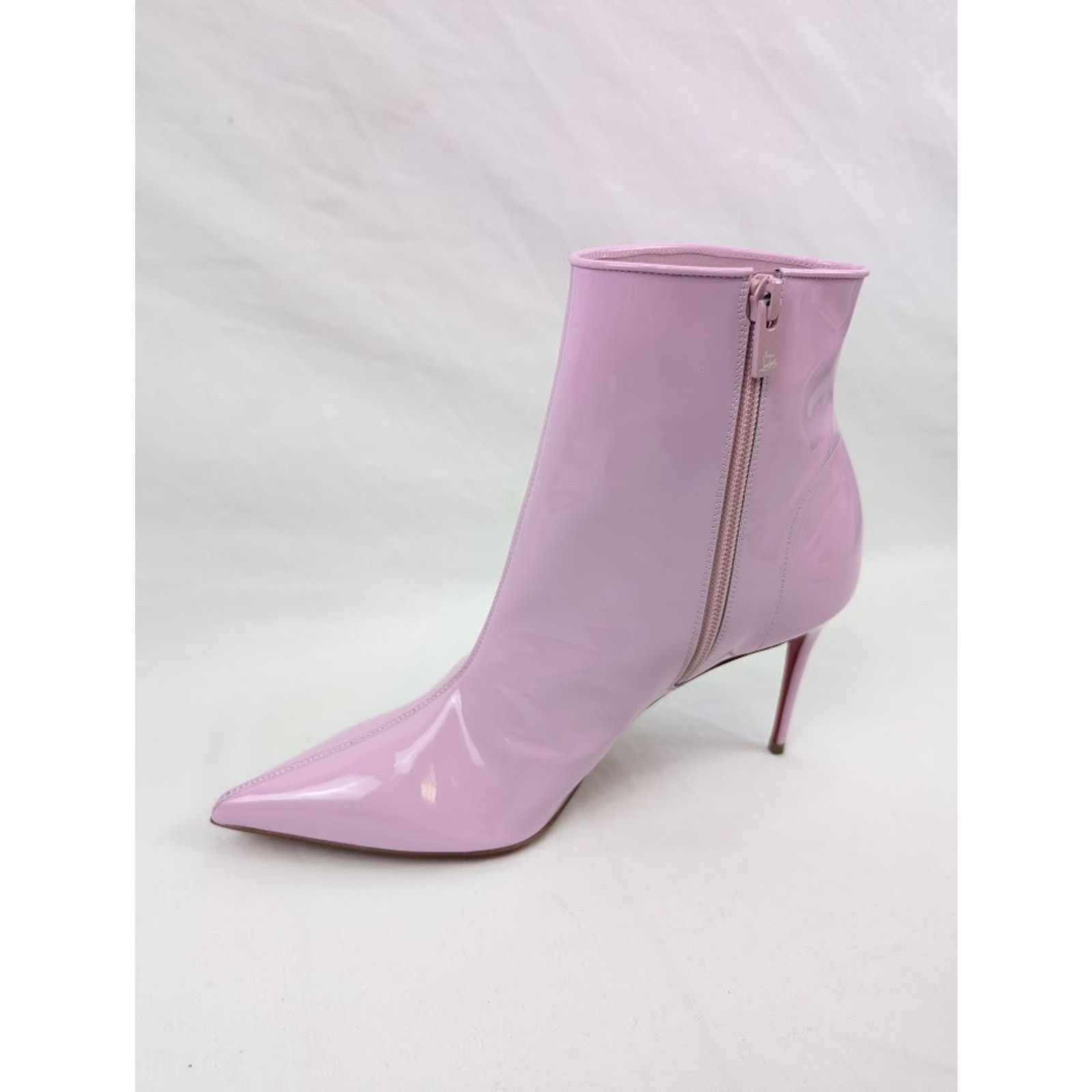 Christian Louboutin o1rshd1 Patent Soft Sporty Kate Booty 85 in Lin Pinkador Size US 11 / IT 41 - 10 Thumbnail
