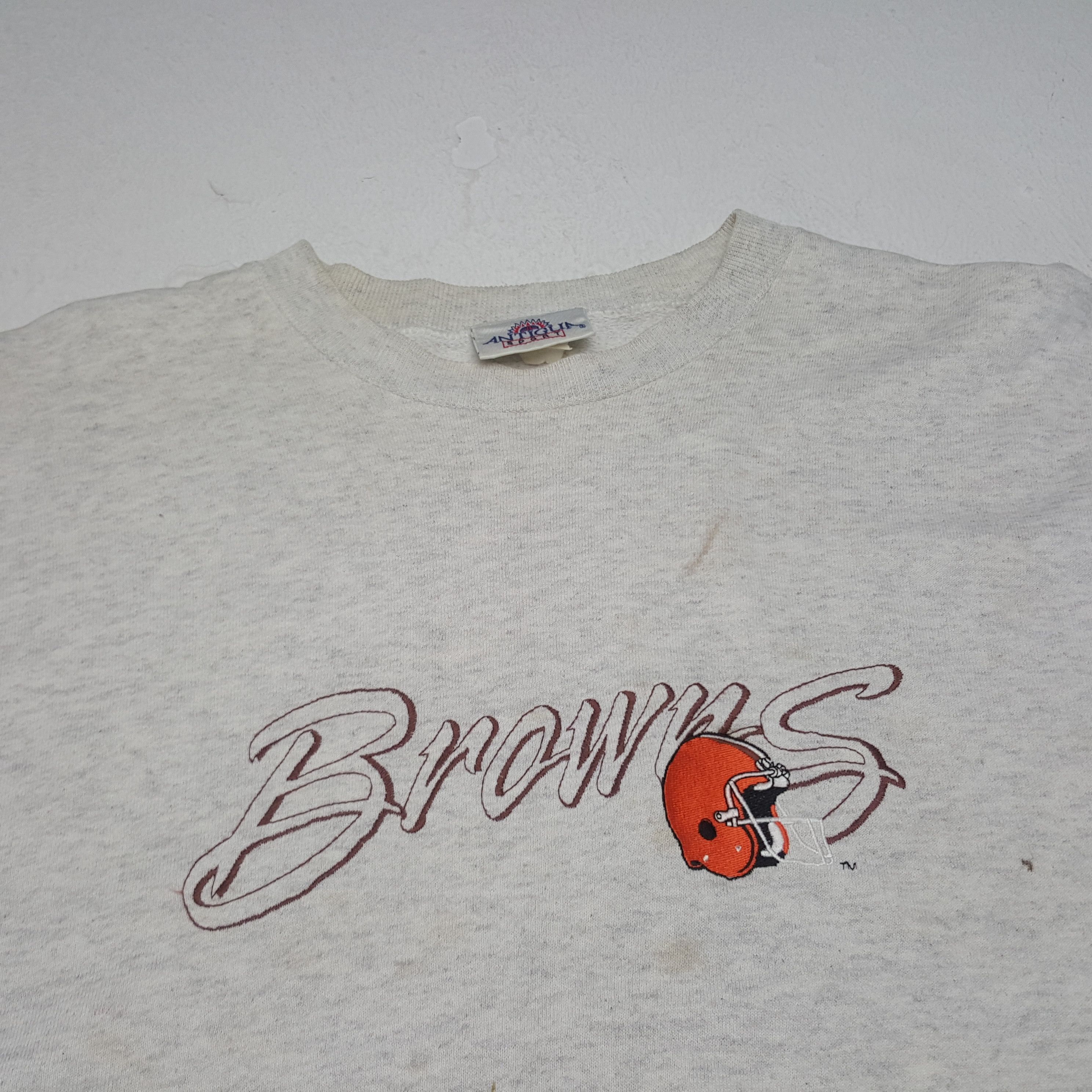 NFL × Vintage Vintage Browns NFL Sweatshirt Size US XL / EU 56 / 4 - 7 Thumbnail