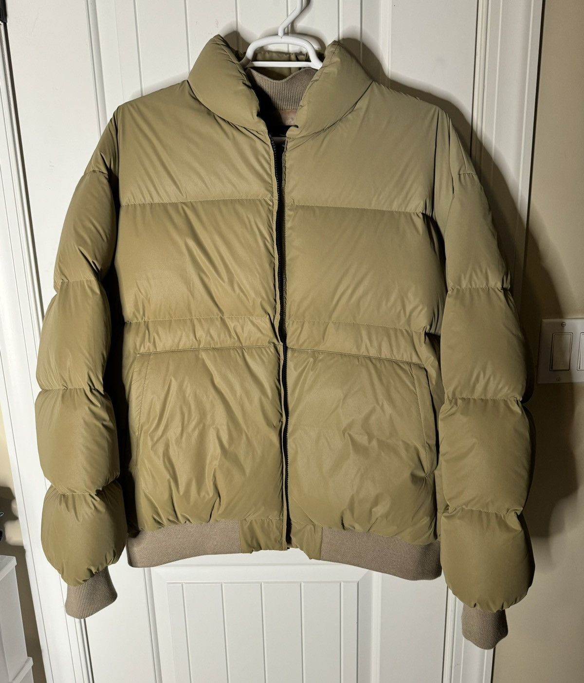 image of Fear Of God Seventh Green Reflective Down Filled Jacket L, Men's (Size Large)