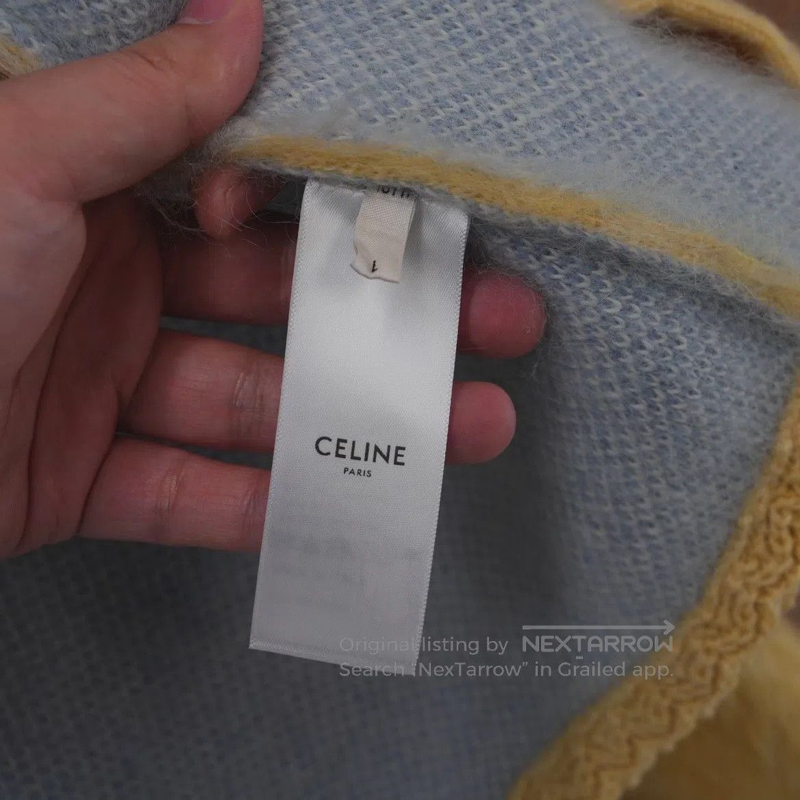 Celine CELINE size1 Fleece-lined woolen cardigan made from horseha Size XS / US 0-2 / IT 36-38 - 4 Thumbnail