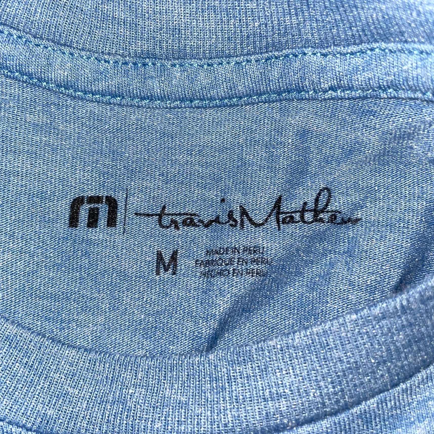 TravisMathew TRAVIS MATHEW T-Shirt BLUE Graphic Tee Mens Size M Regular Fit Adult Medium Blue Graphic Tee Mens Size US M / EU 48-50 / 2 - 4 Thumbnail