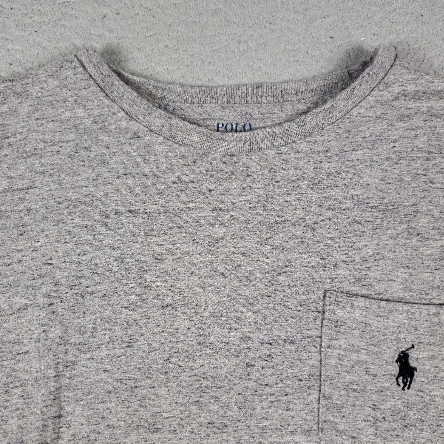Ralph Lauren Ralph Lauren T Shirt Mens Large Gray Pony Short Sleeve Crew Neck Cotton Classic American Tee L Mens Size US L / EU 52-54 / 3 - 3 Thumbnail