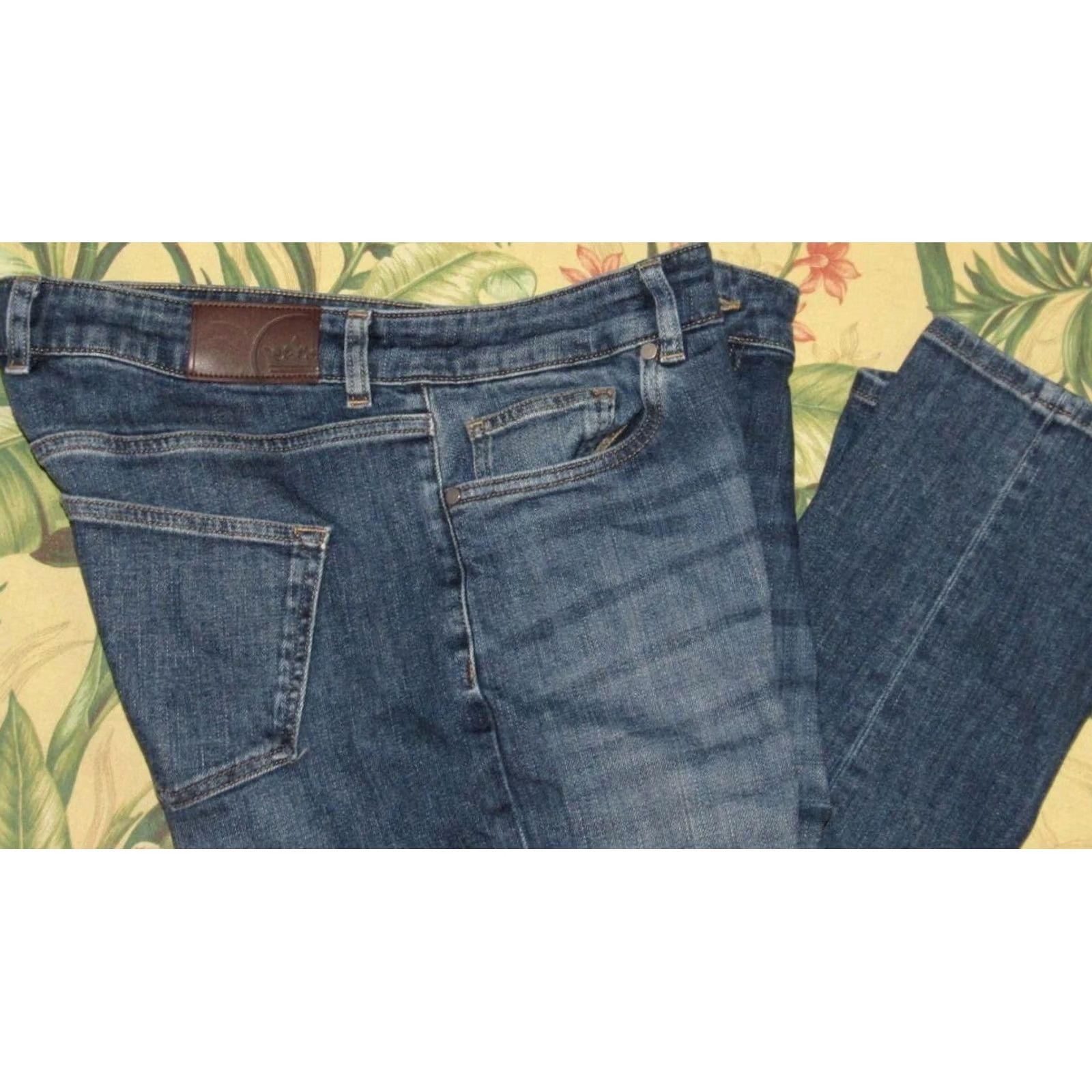 Peter Millar PETER MILLAR Vintage Washed Five Pocket Jeans True Blue Adult 38 x 30 Mens Size US 38 / EU 54 - 2 Thumbnail