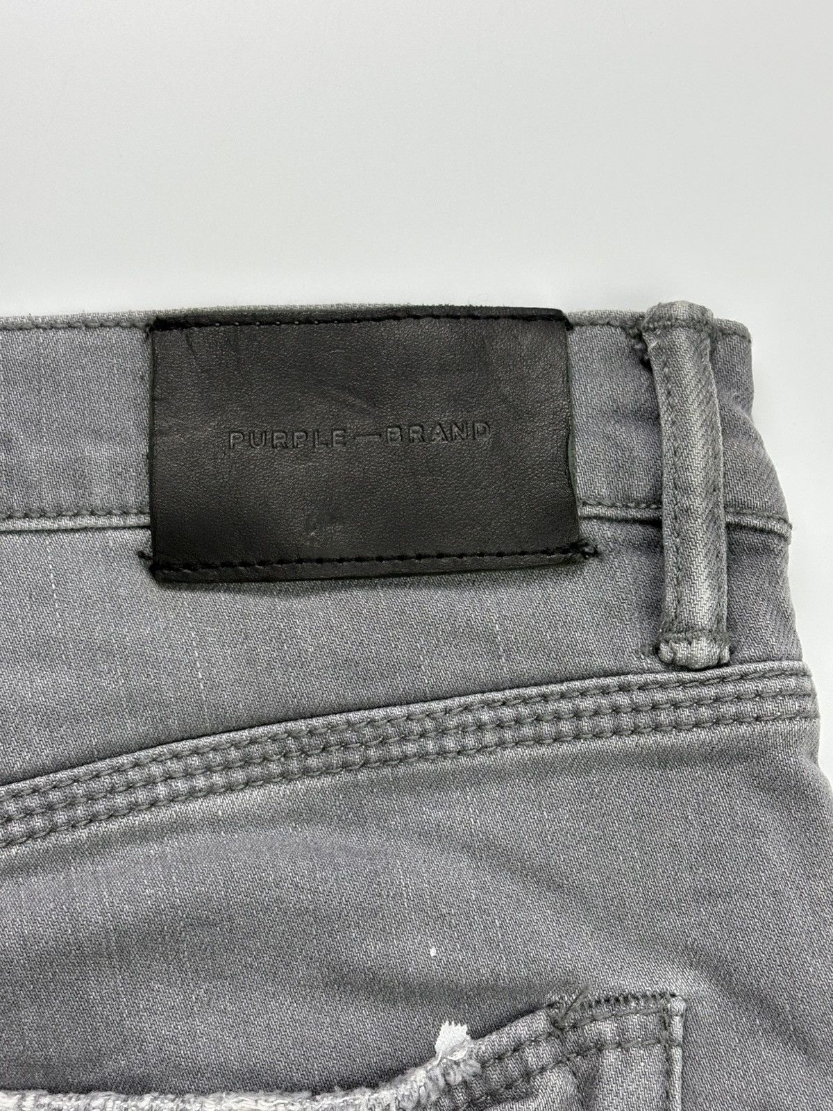 Purple Brand Splatter & Tattered Jeans Size US 34 / EU 50 - 10 Thumbnail