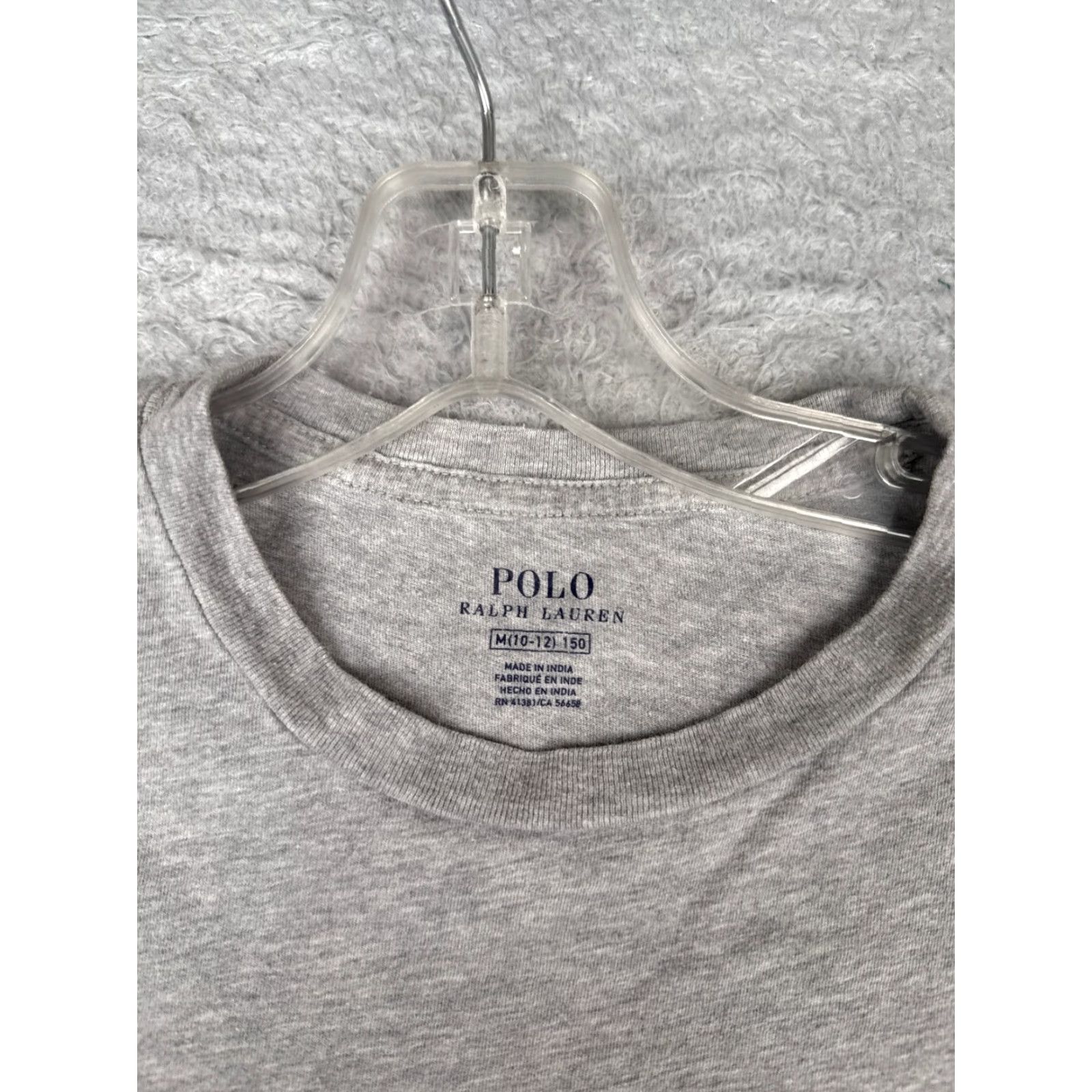 Polo Ralph Lauren Polo Ralph Lauren Shirt Men Medium Gray Crew Neck 100% Cotton Short Sleeve Pony Size US M / EU 48-50 / 2 - 7 Thumbnail
