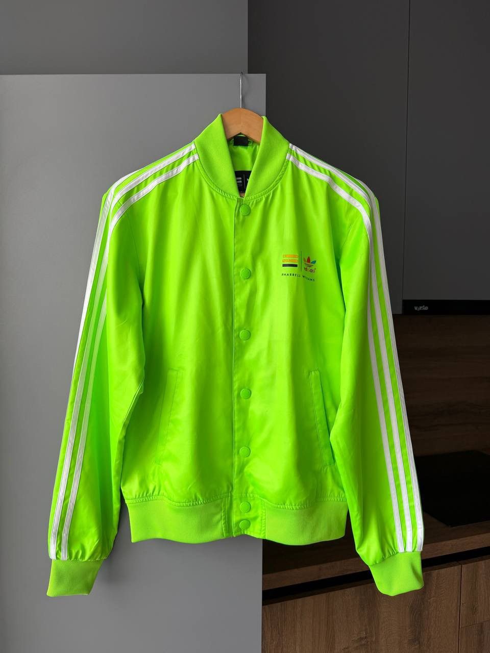 Adidas × Pharrell Pharrell Williams x Adidas Toxic Green Jacket Size US M / EU 48-50 / 2 - 1 Thumbnail
