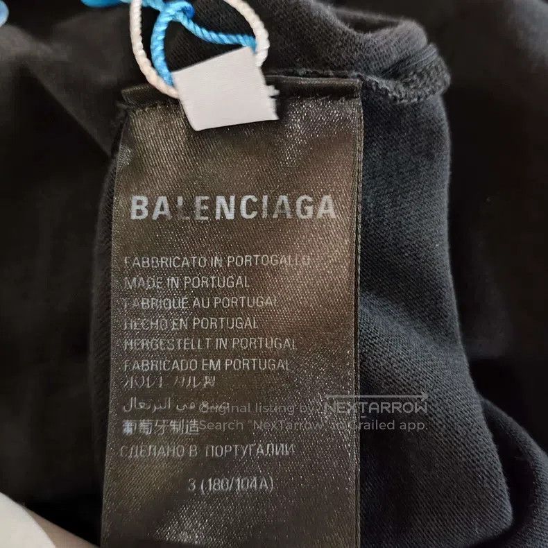 Balenciaga Balenciaga Cotton Printed Long T Size US L / EU 52-54 / 3 - 5 Thumbnail