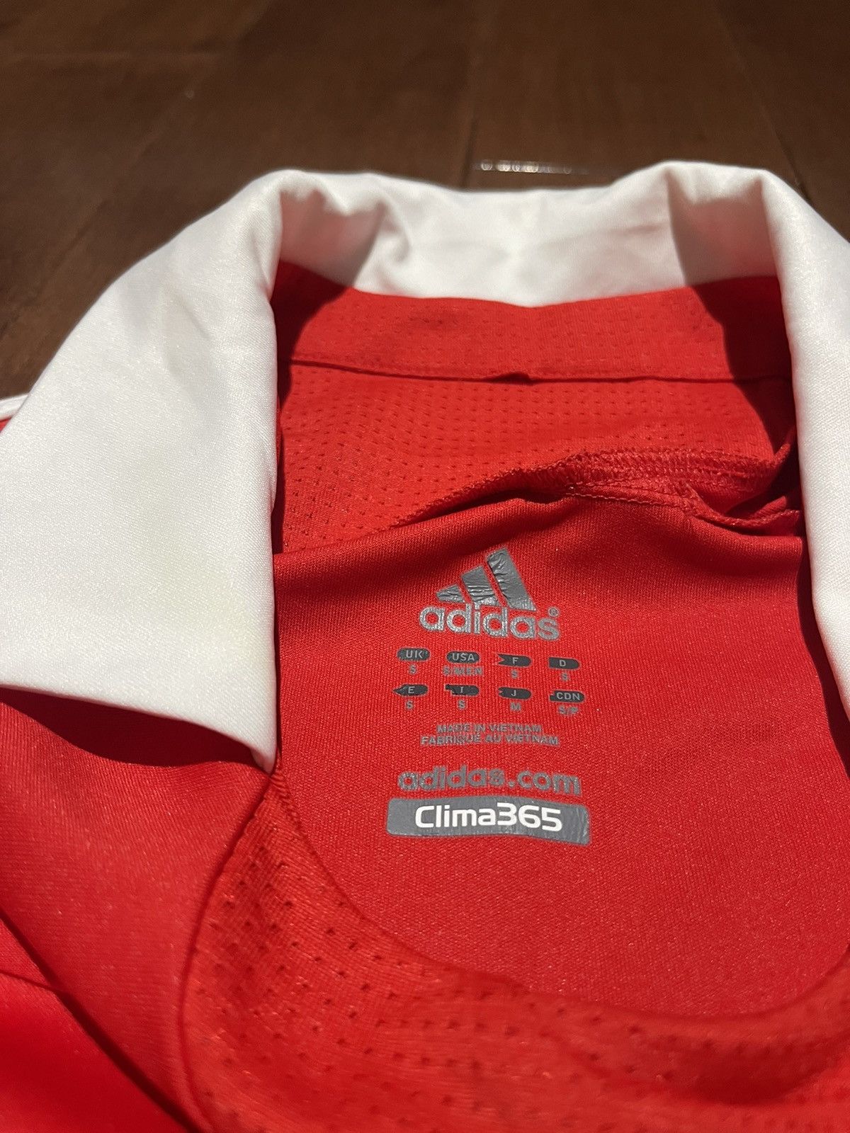 Adidas 2007 Adidas SL Benfica Home Jersey Size US S / EU 44-46 / 1 - 6 Thumbnail