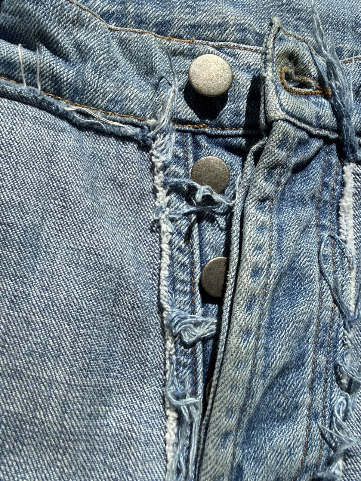 H&M × Maison Margiela Maison Margiela H&M Men's Reverse Denim Inside-Out Jeans Size US 30 / EU 46 - 4 Thumbnail