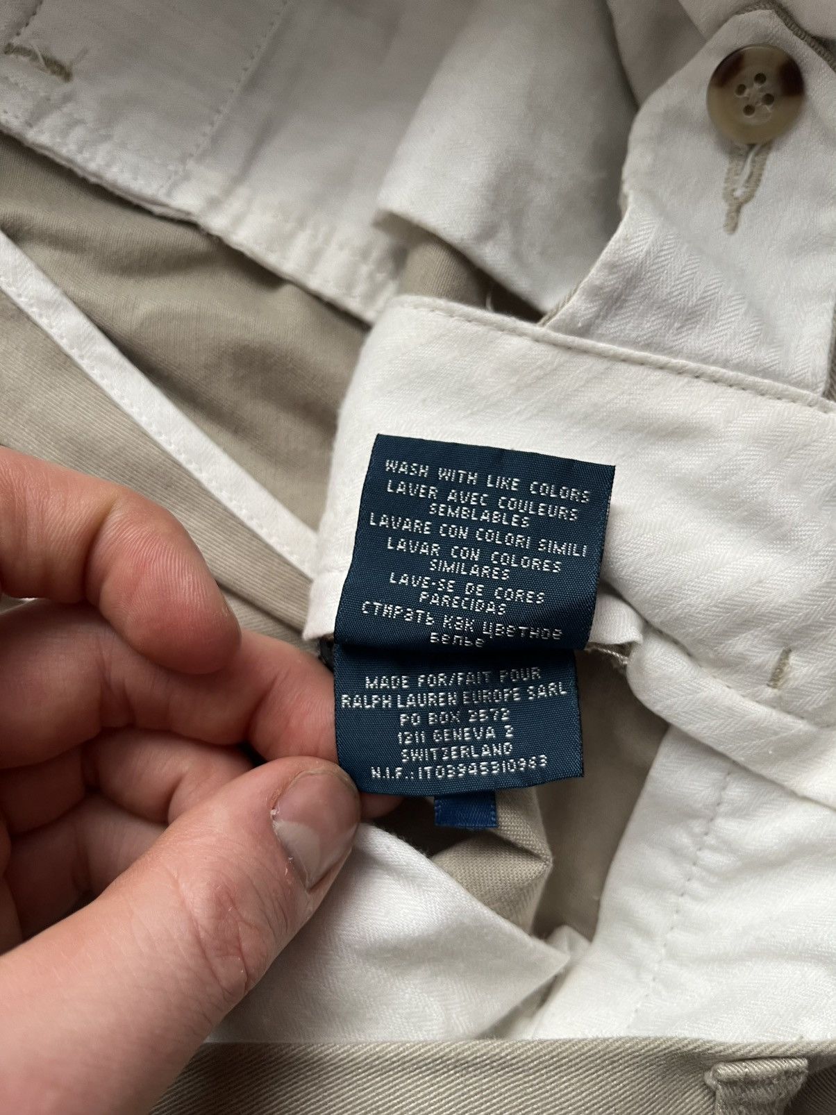 Polo Ralph Lauren × Vintage Polo Ralph Lauren Vintage Chino Pants Size US 34 / EU 50 - 9 Thumbnail