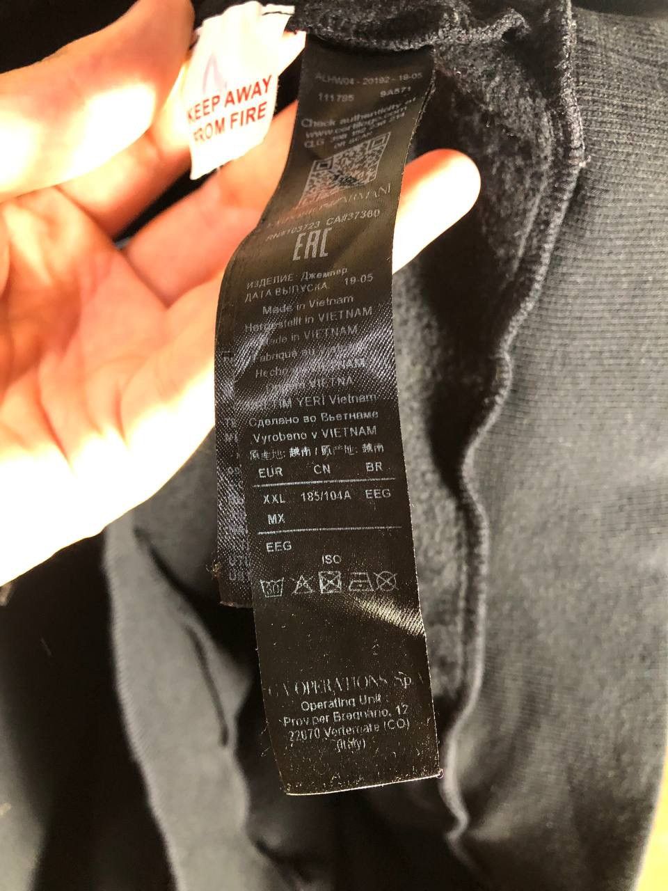 Emporio Armani VINTAGE EMPORIO ARMANI ITALIAN DESIGNER SWEATSHIRT DELUX Y2K Size US XXL / EU 58 / 5 - 6 Thumbnail
