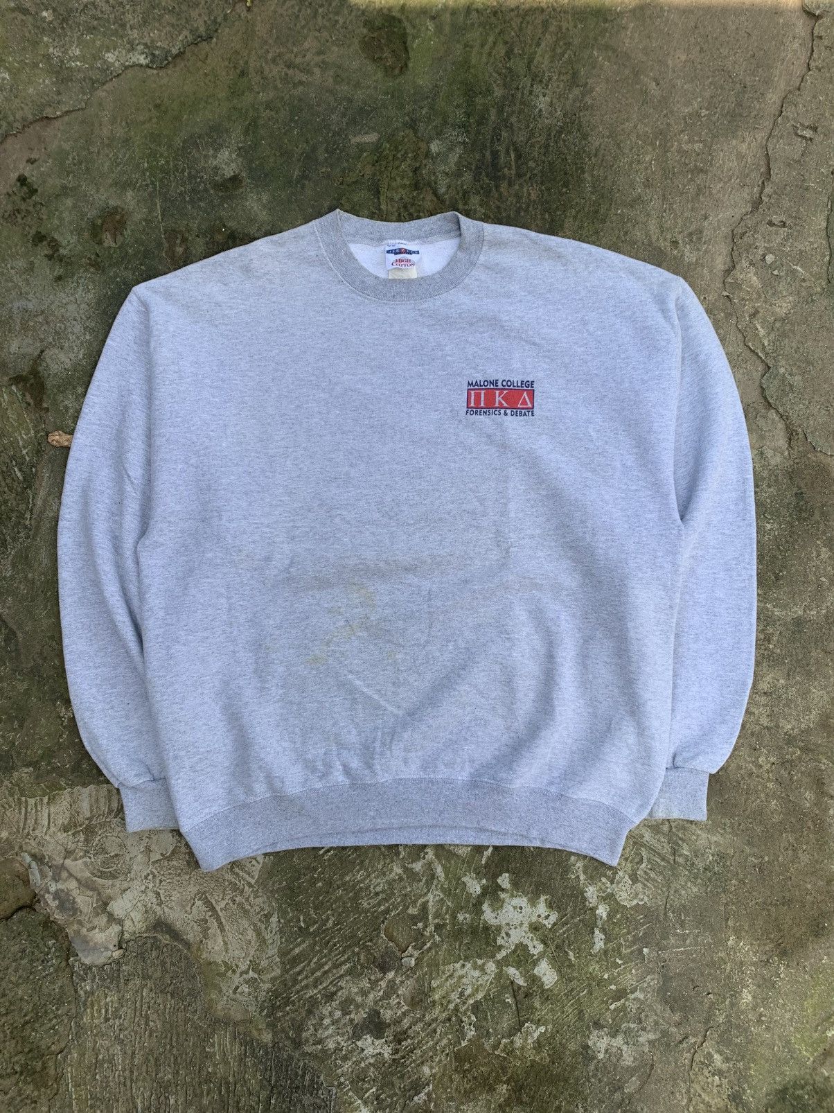 Jerzees Vintage Jerzees Grey Sweatshirt Size US XL / EU 56 / 4 - 1 Thumbnail