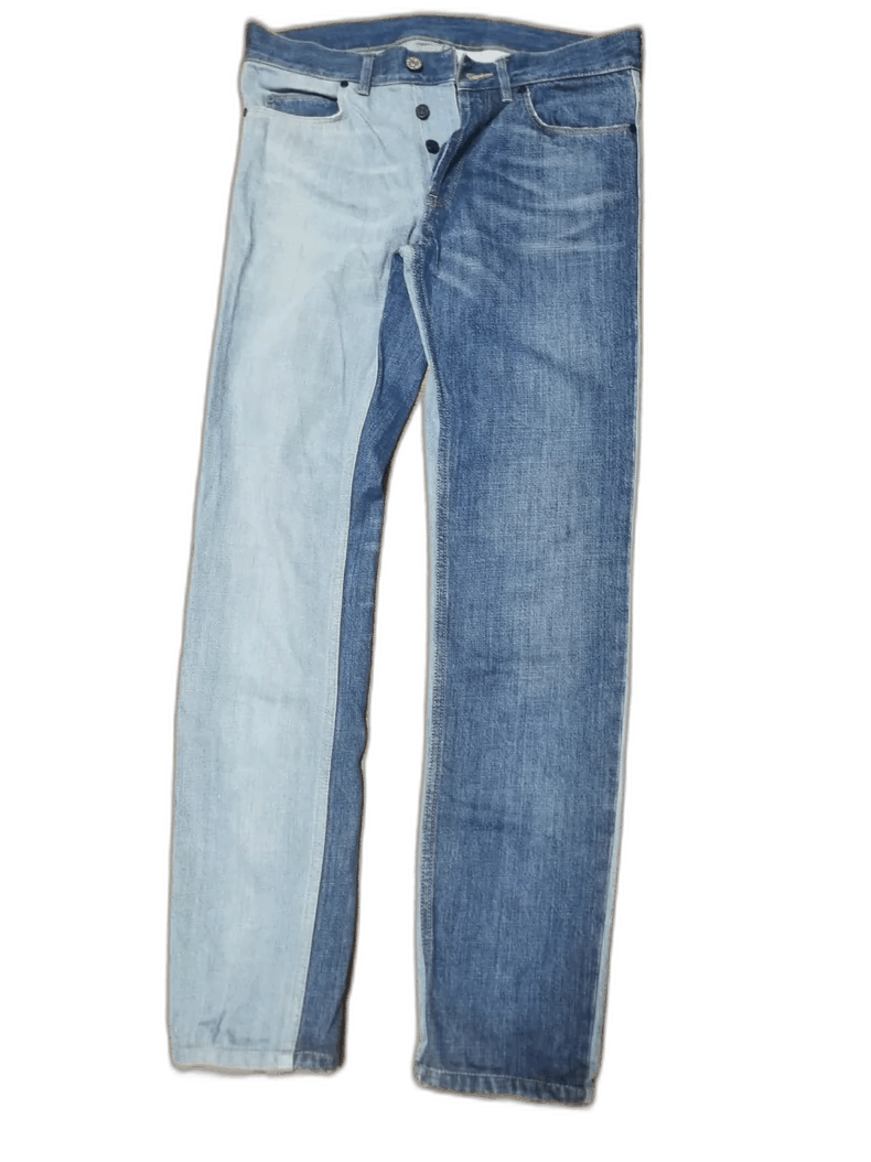 Lanvin Lanvin Two-Tone Distressed Denim Jeans-2508 Size US 30 / EU 46 - 1 Thumbnail