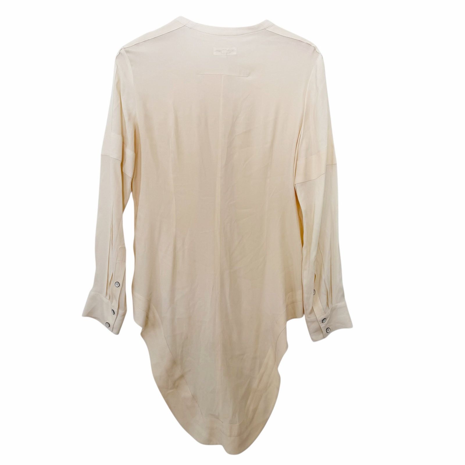 Rag & Bone Rag & Bone Ivory Silk Tuxedo Tail Blouse Sz 10 Size L / US 10 / IT 46 - 8 Thumbnail