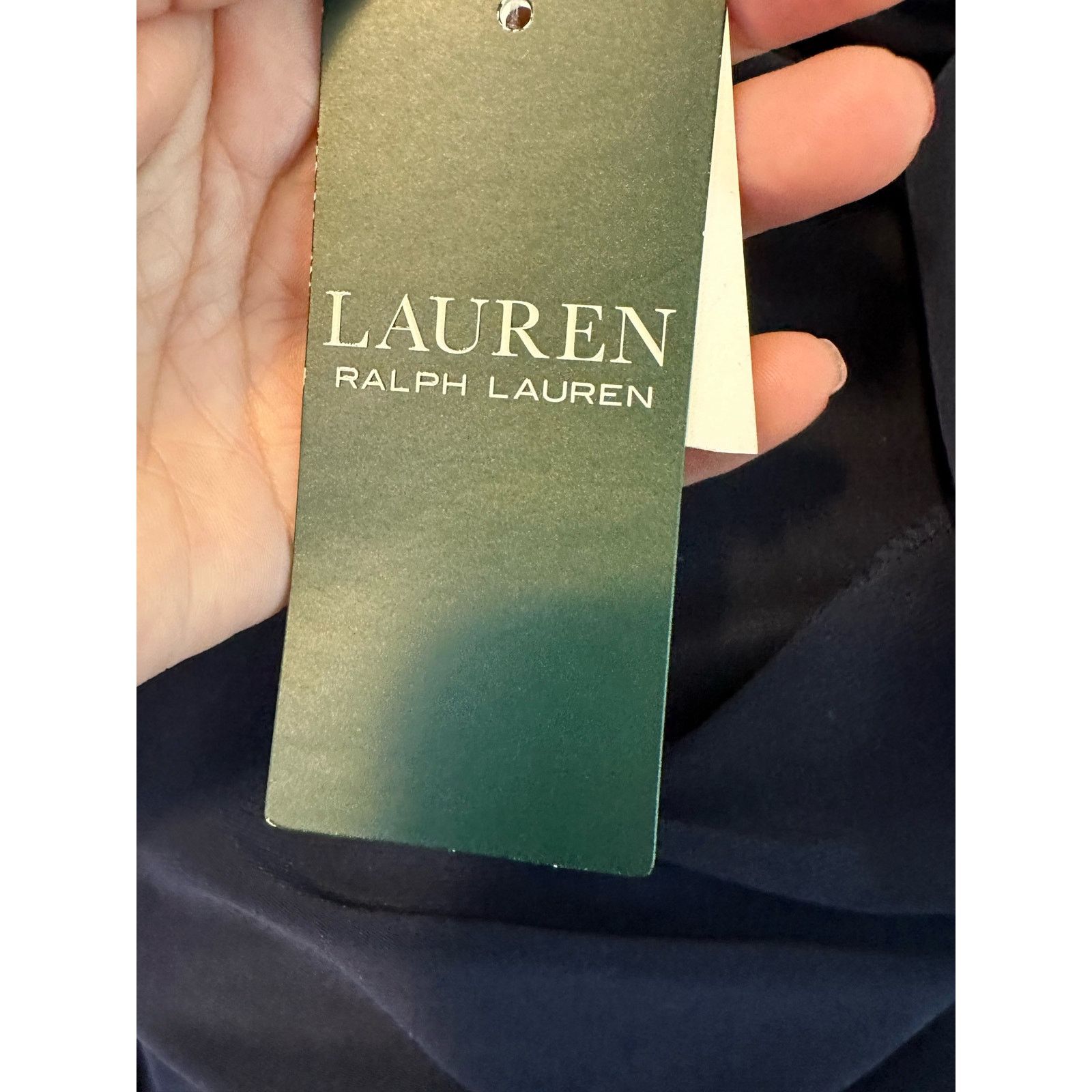 Ralph Lauren Ralph Lauren navy blue 3/4 sleeves cowl neck dress size 2 Size XS / US 0-2 / IT 36-38 - 8 Thumbnail