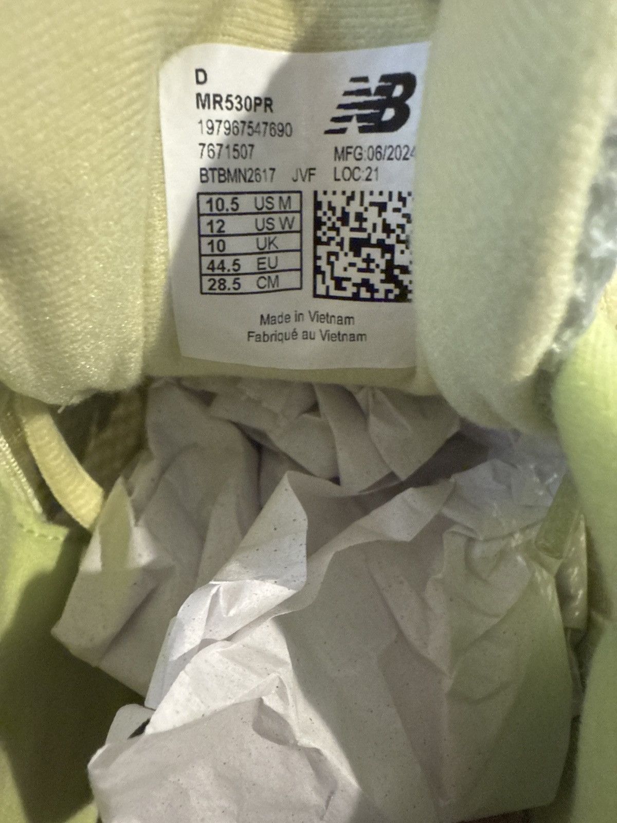 New Balance × Salehe Bembury New Balance 530 Salehe Bembury Prosperity Be The Prize Size US 10.5 / EU 43-44 - 6 Thumbnail