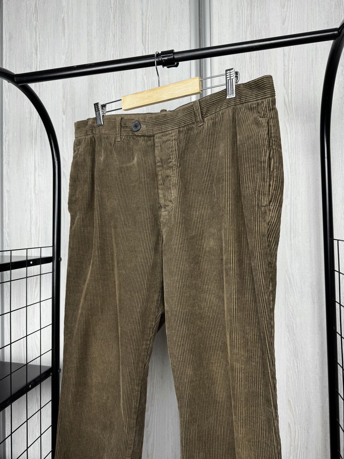 Allsaints Allsaints Brook Corduroy Straight Khaki Trousers Size US 36 / EU 52 - 4 Thumbnail