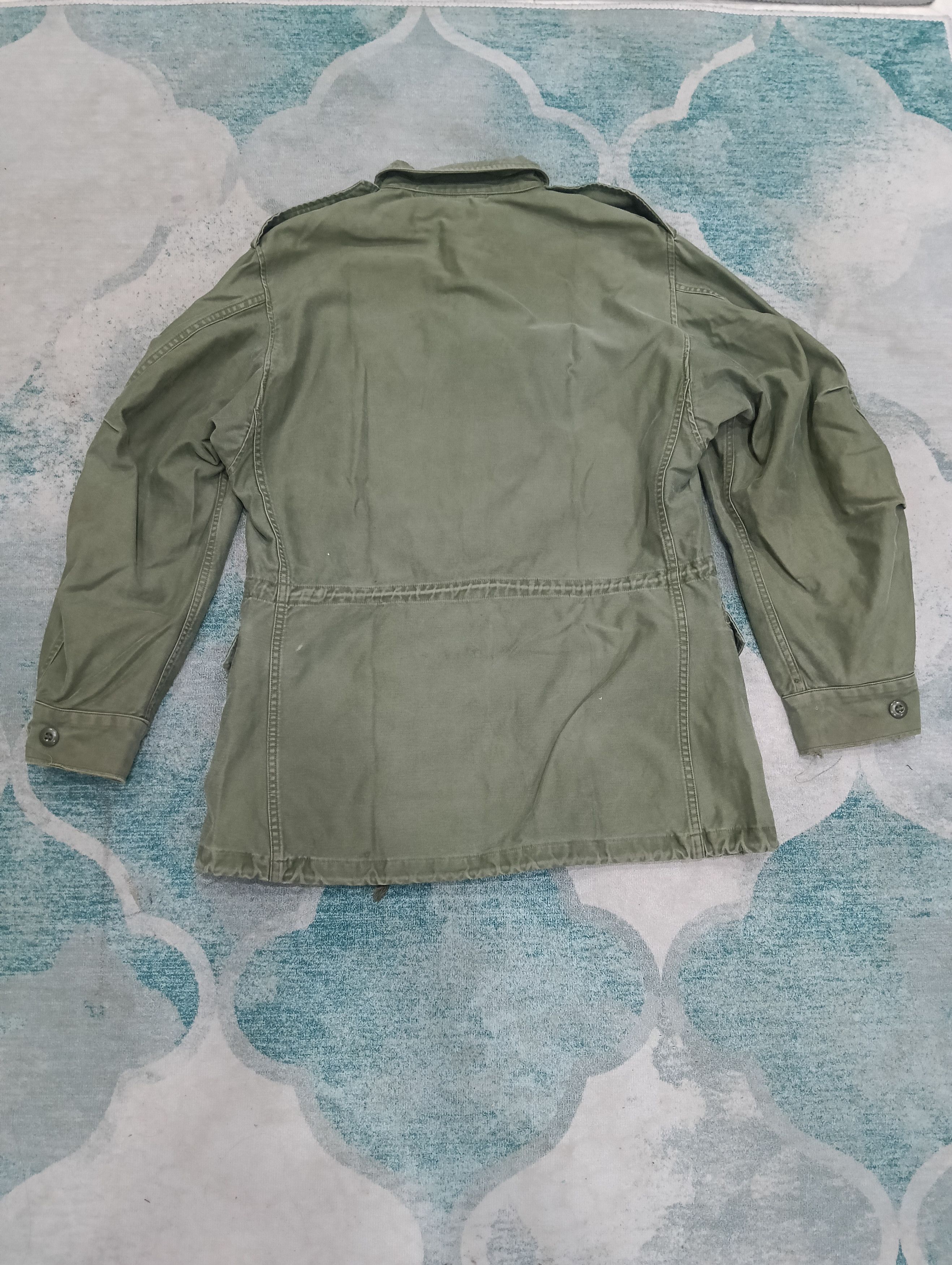 Vintage True Vintage M51 Field Jacket Sateen Olive Green Size US XL / EU 56 / 4 - 5 Thumbnail