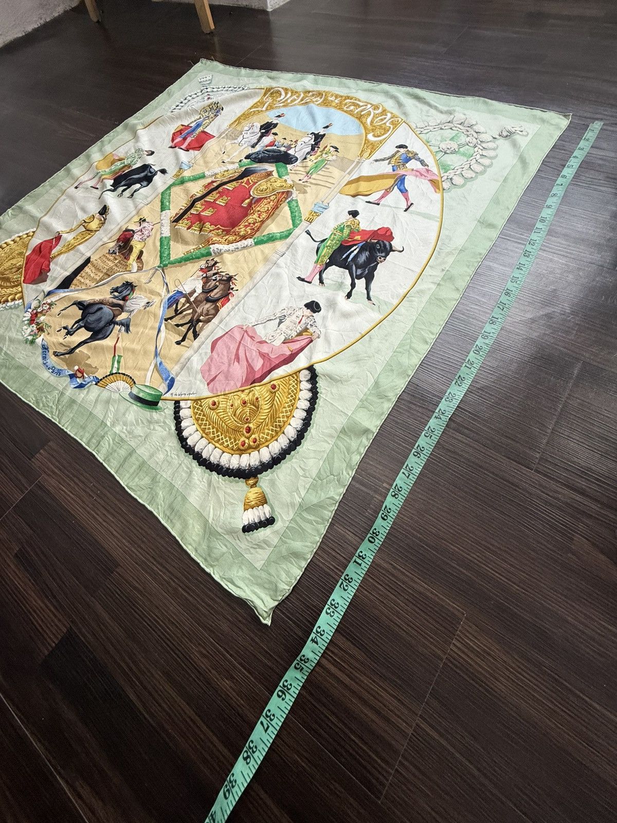 Hermes 🔥 HERMÈS Plaza De Toros Silk Scarf Size ONE SIZE - 9 Thumbnail