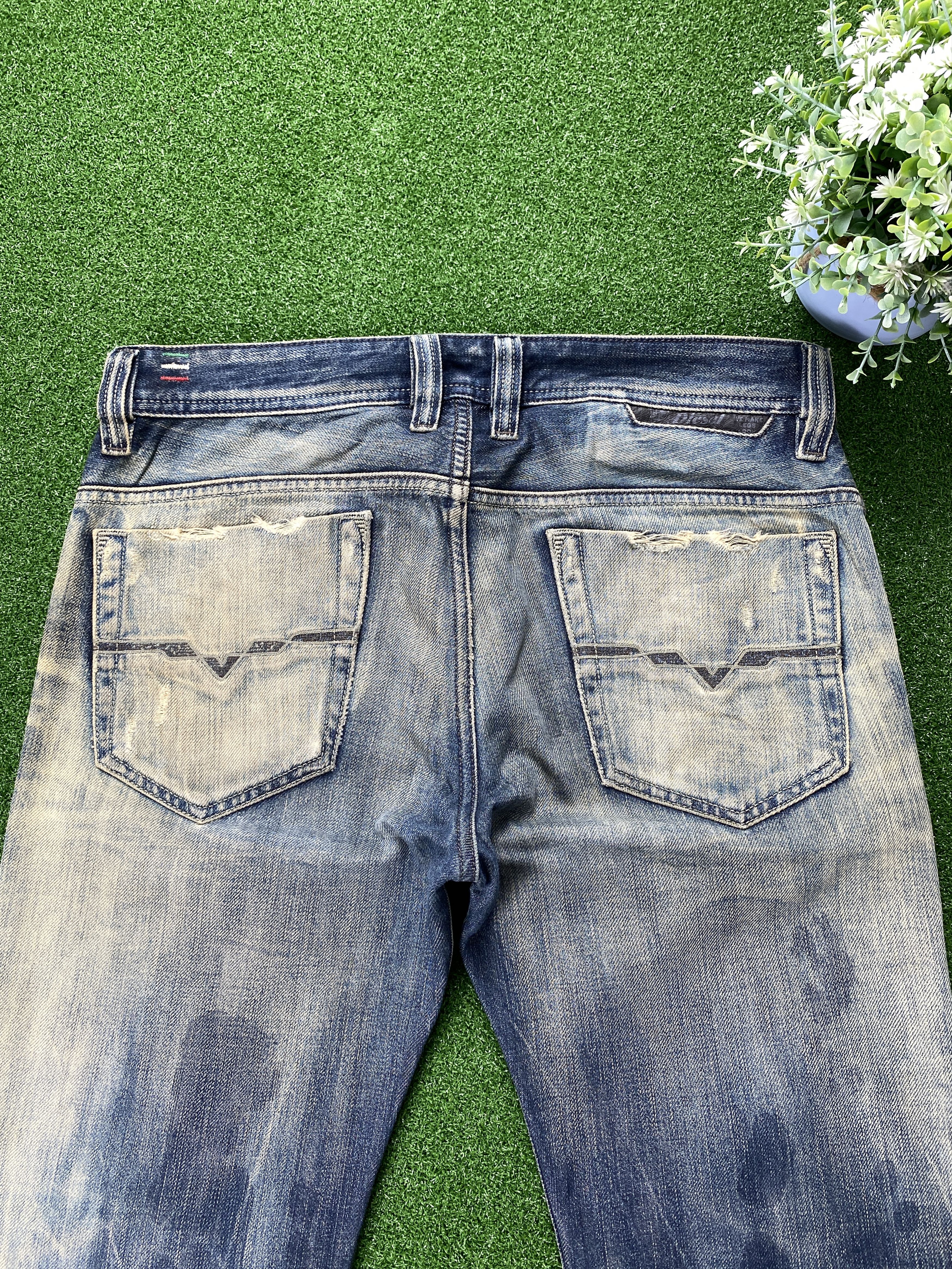 Diesel 💢 Selvedge Vintage Diesel Industry Faded Blue Jeans CP0077 Size US 32 / EU 48 - 11 Thumbnail
