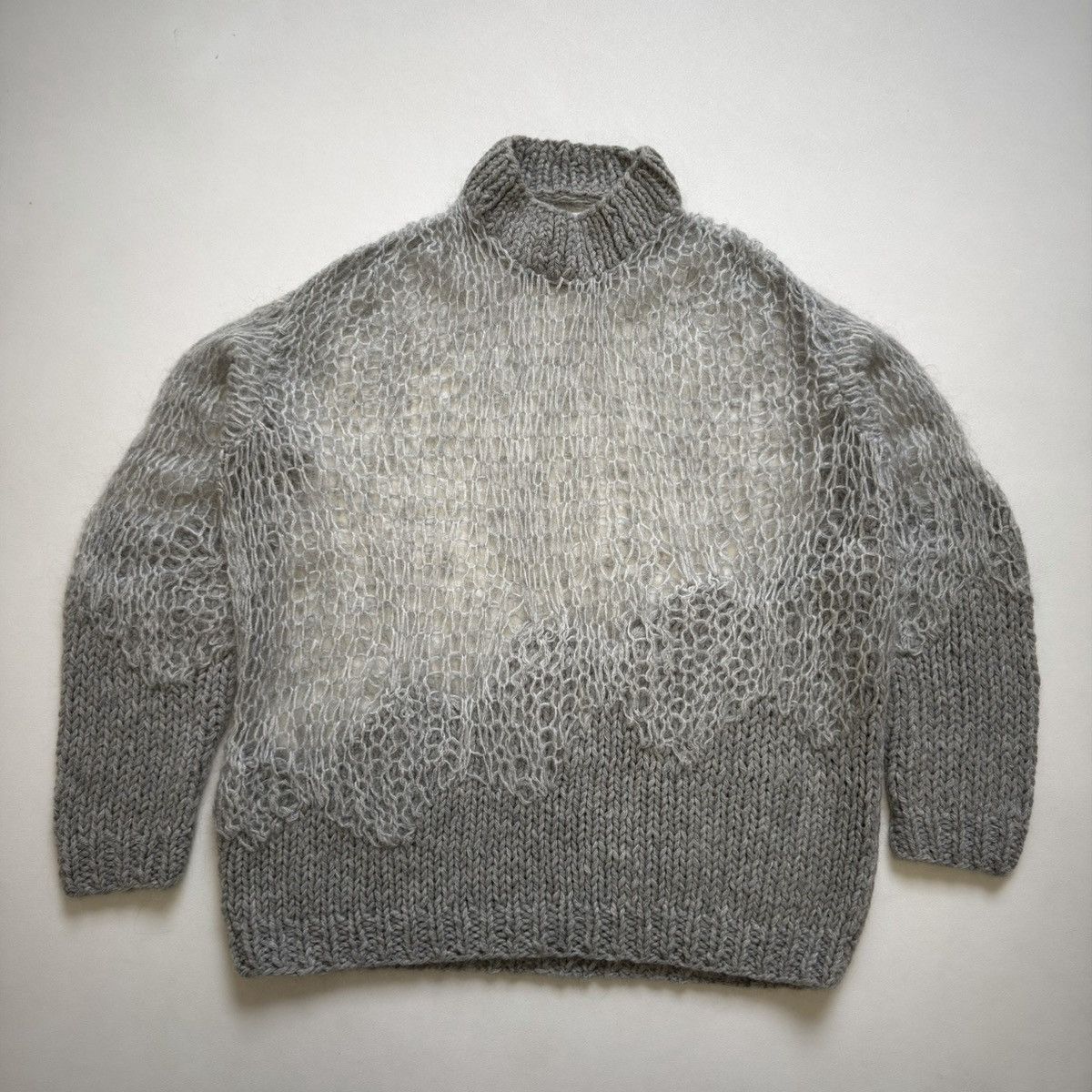 Maison Margiela A/W 14 ‘Degrade Cobweb’ Knit Sweater Size US M / EU 48-50 / 2 - 20 Thumbnail